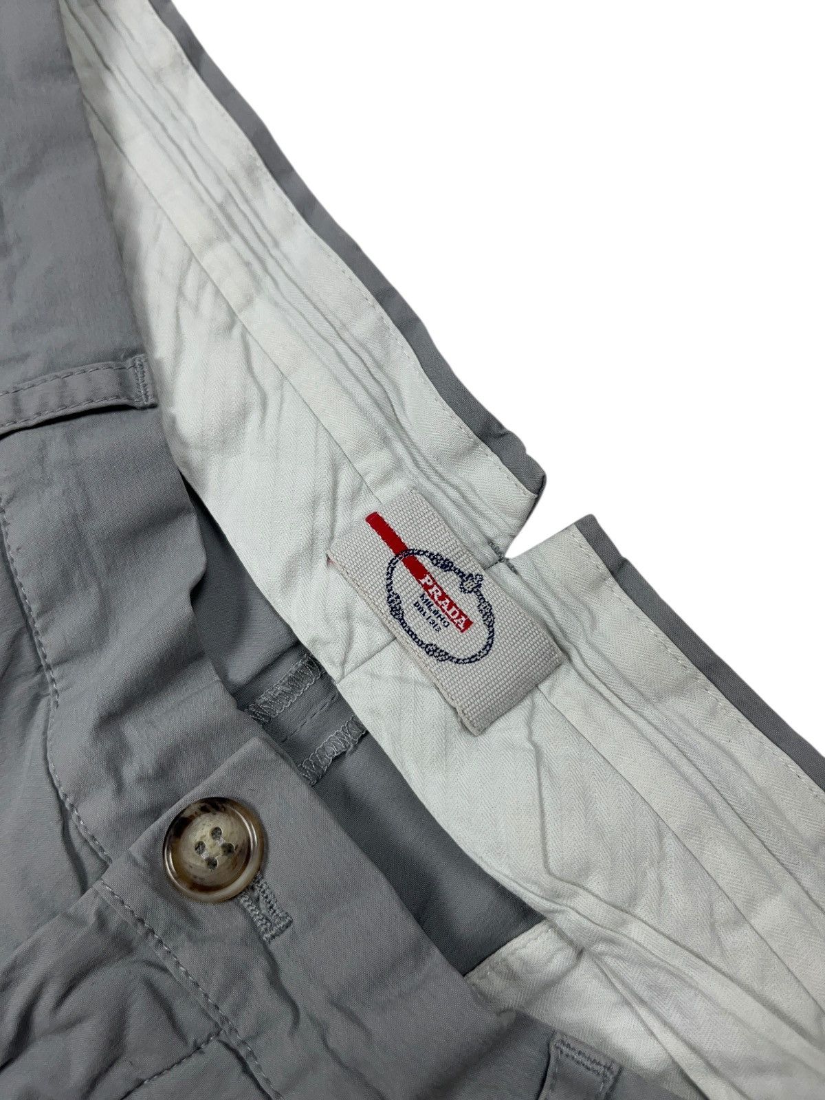 Prada Vintage Prada Silver Tab 5 Pockets Shorts Size US 34 / EU 50 - 7 Thumbnail