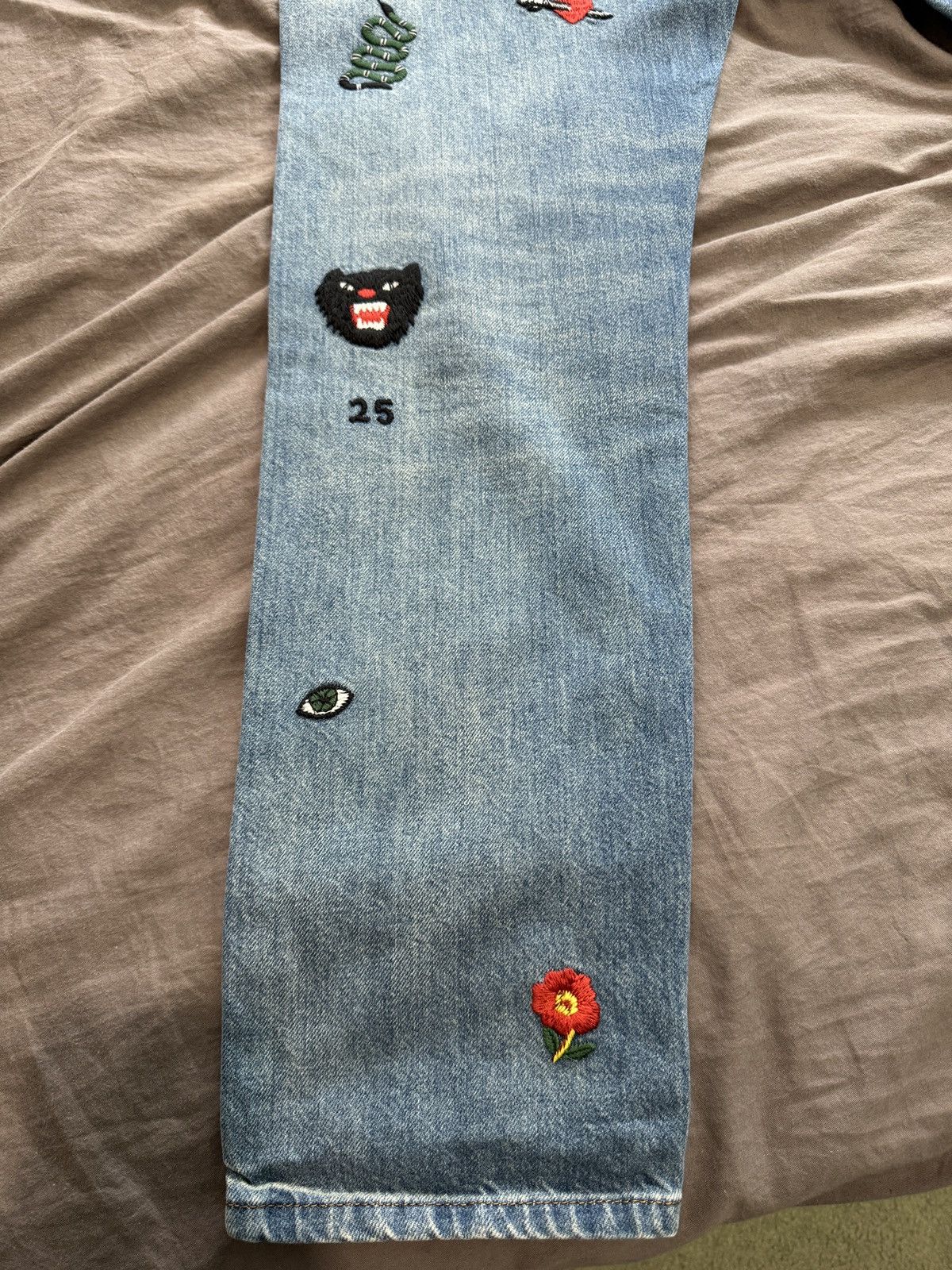 Gucci GUCCI Symbol Denim Jeans Men's Lot 53 Size US 34 / EU 50 - 7 Thumbnail