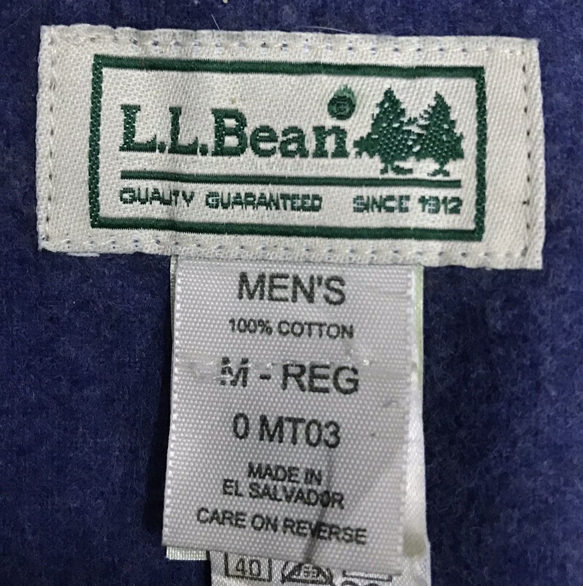 Vintage LL Bean Long Sleeve Shirt Button Up