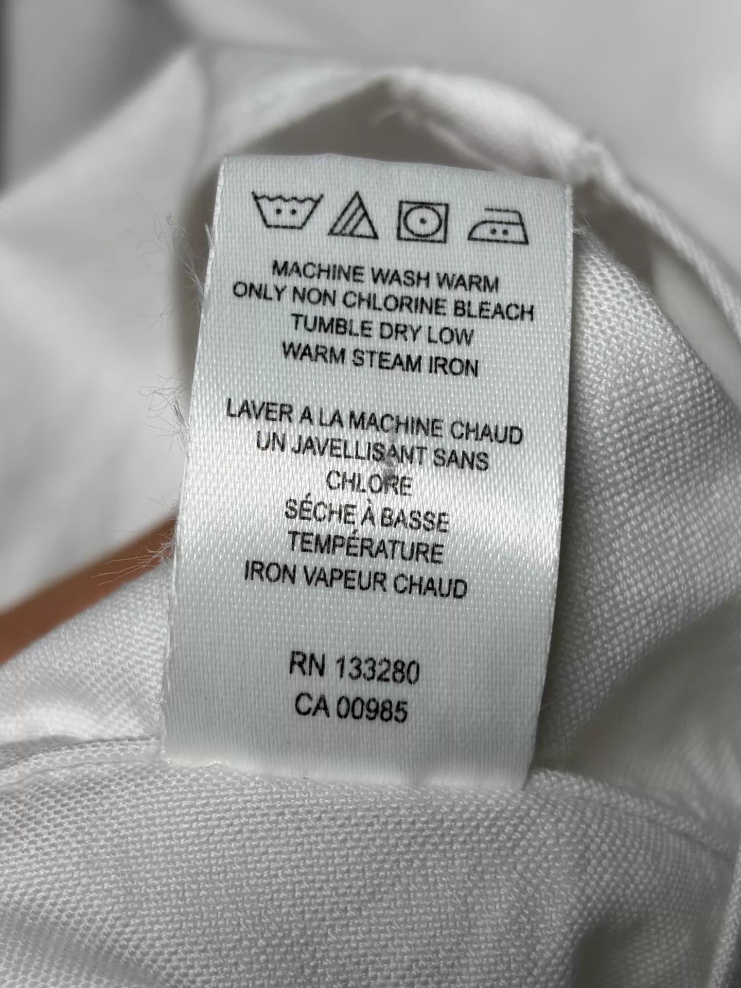 Thom Browne Thom Browne White Long-Sleeve Shirt Size 2 Size US M / EU 48-50 / 2 - 6 Thumbnail