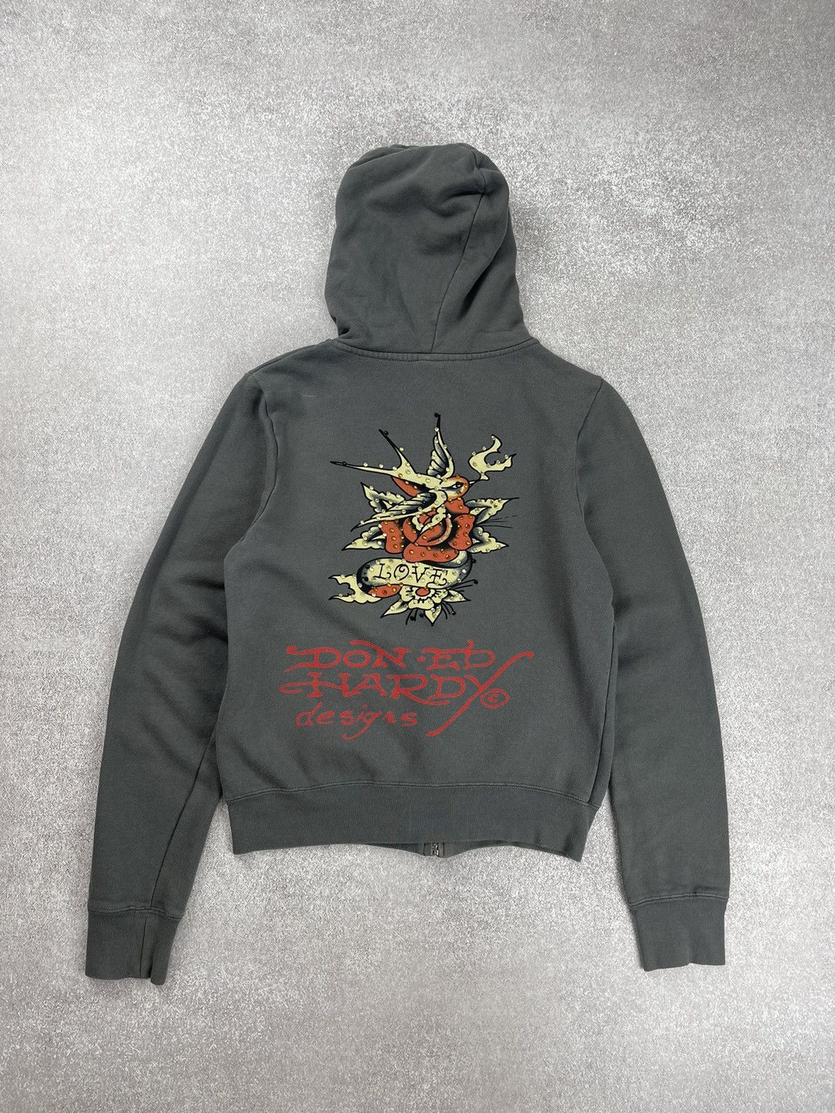 Christian Audigier × Ed Hardy × Vintage Vintage Y2k Ed Hardy by Christian Audigier Hoodie Japan Size M / US 6-8 / IT 42-44 - 2 Thumbnail