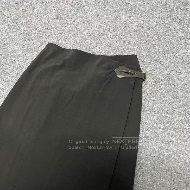 Hermes Hermes Leather buckle skirt Size 27" / US 4 / IT 40 - 5 Thumbnail