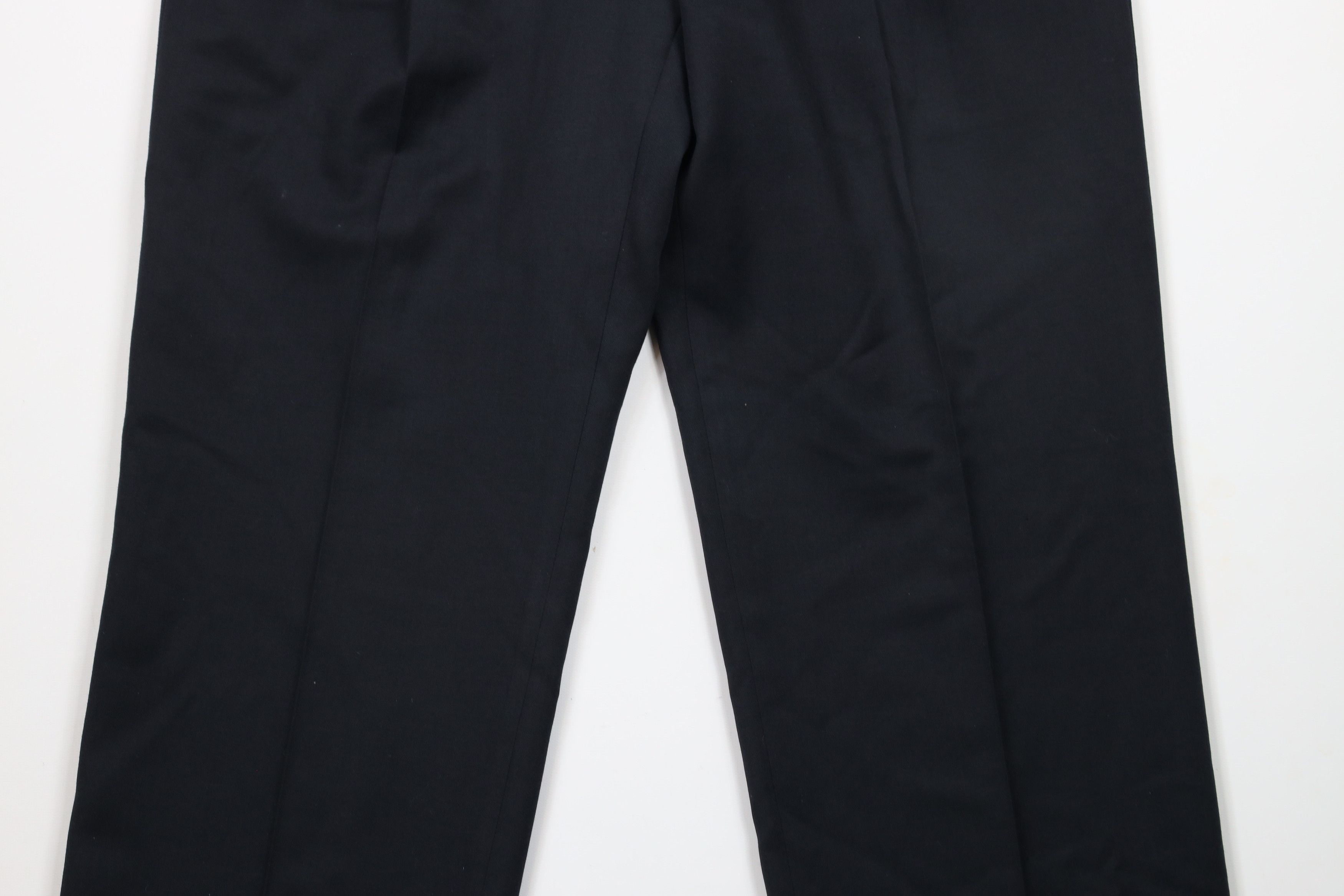 Vintage Vintage 90s Streetwear Pleated Chino Pants Trousers Black Size US 34 / EU 50 - 3 Thumbnail