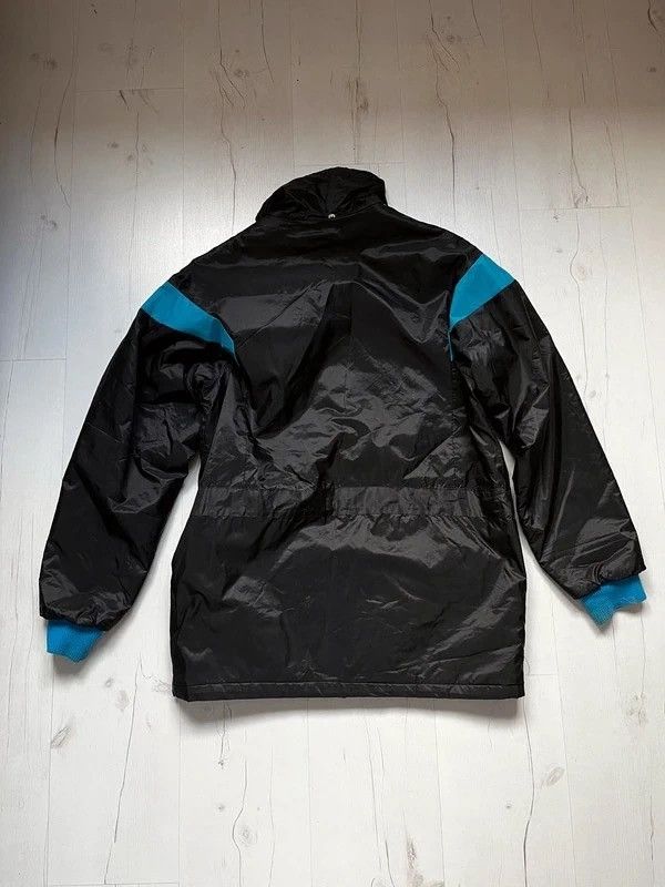 Adidas OG Adidas Vintage 80s Jacket Very Rare Black Aqua Blue Sz M Size US M / EU 48-50 / 2 - 11 Thumbnail