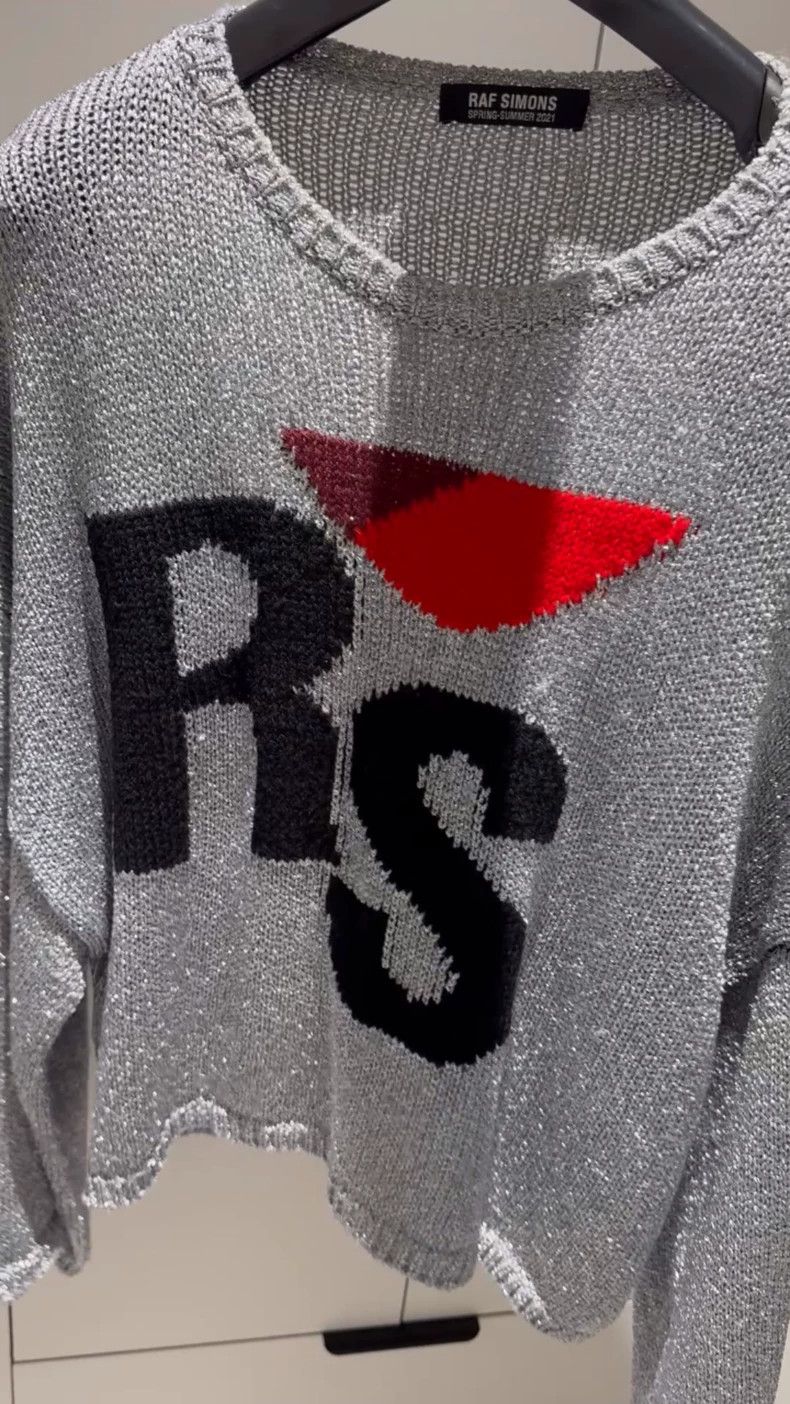 Raf Simons Raf Simons Copper ammonia metal fiber blended merino sweat Size US L / EU 52-54 / 3 - 1 Thumbnail
