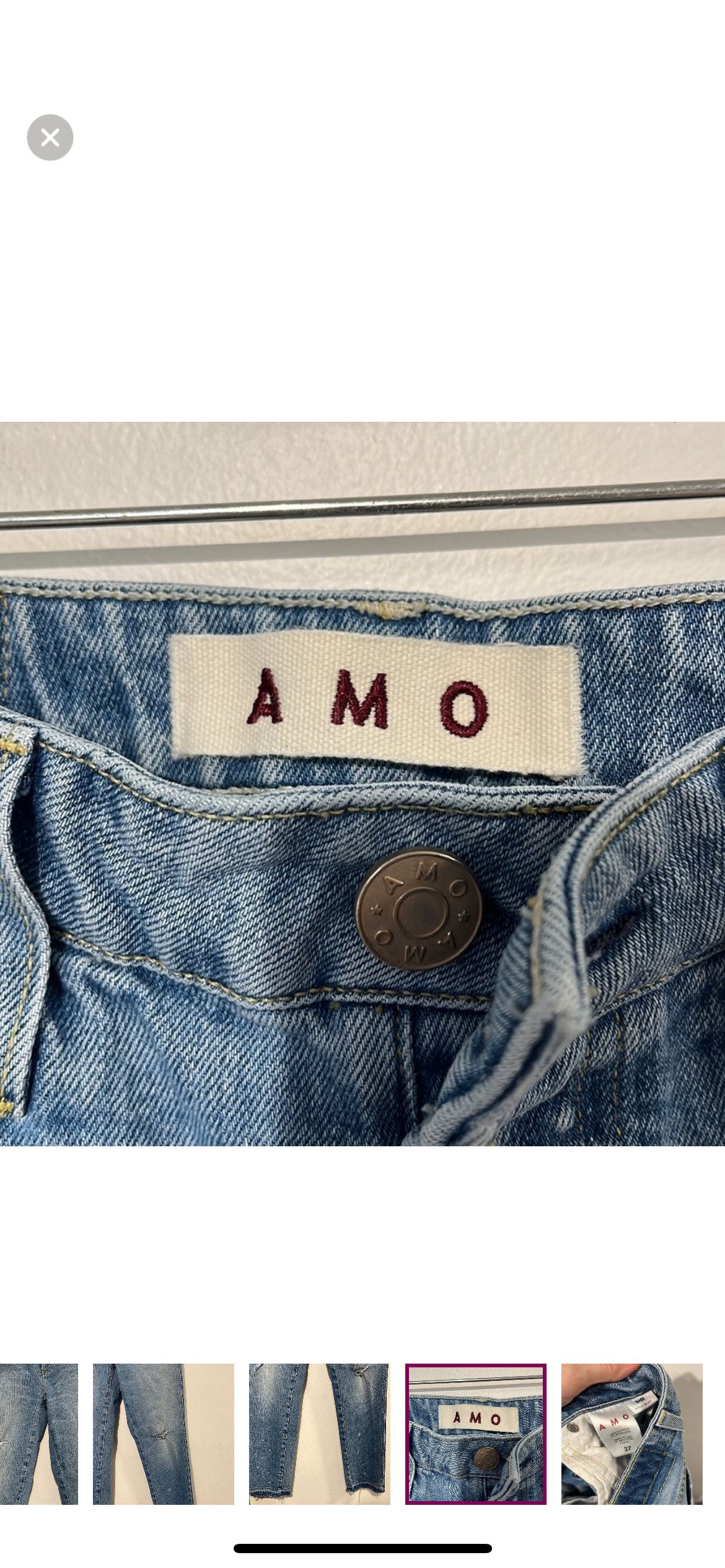 Sexy AMO Babe Sweet Cheeks factory Light Wash Blue Jeans