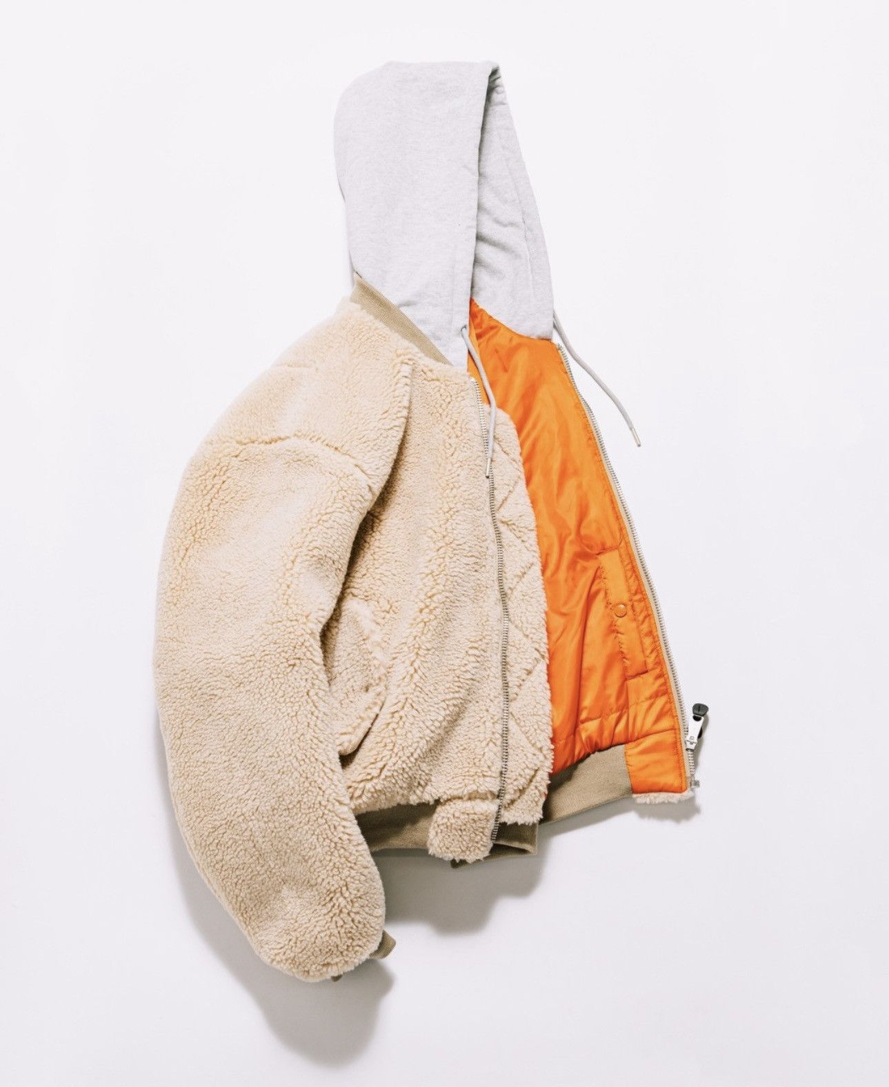 Fostex Garments Fostex x Nubian MA-1 Hooded Fleece Bomber Jacket Size US XL / EU 56 / 4 - 2 Thumbnail
