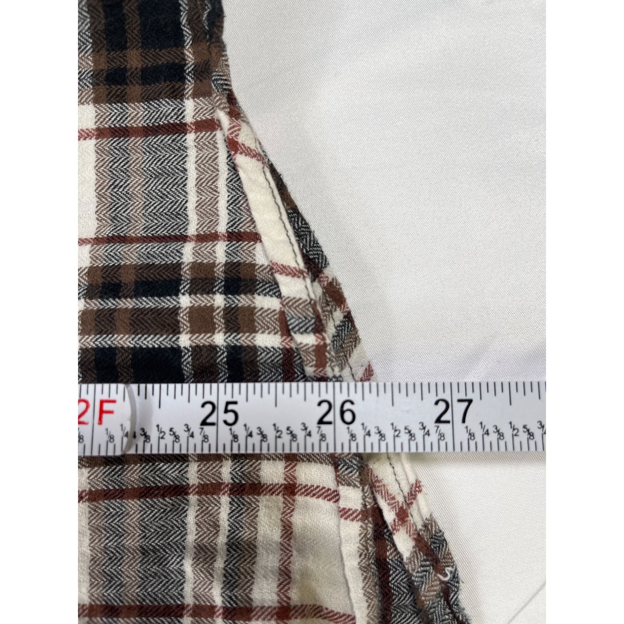 Lucky Brand Lucky Brand SKU 7631 Mens Plaid Button Up Long Sleeve Shirt Size US L / EU 52-54 / 3 - 6 Thumbnail