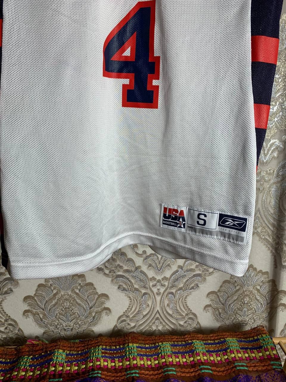 Reebok × Vintage VERY RARE REEBOK USA IVERSON 4 NBA JERSEY BLOKECORE Y2k 90s Size US S / EU 44-46 / 1 - 6 Thumbnail