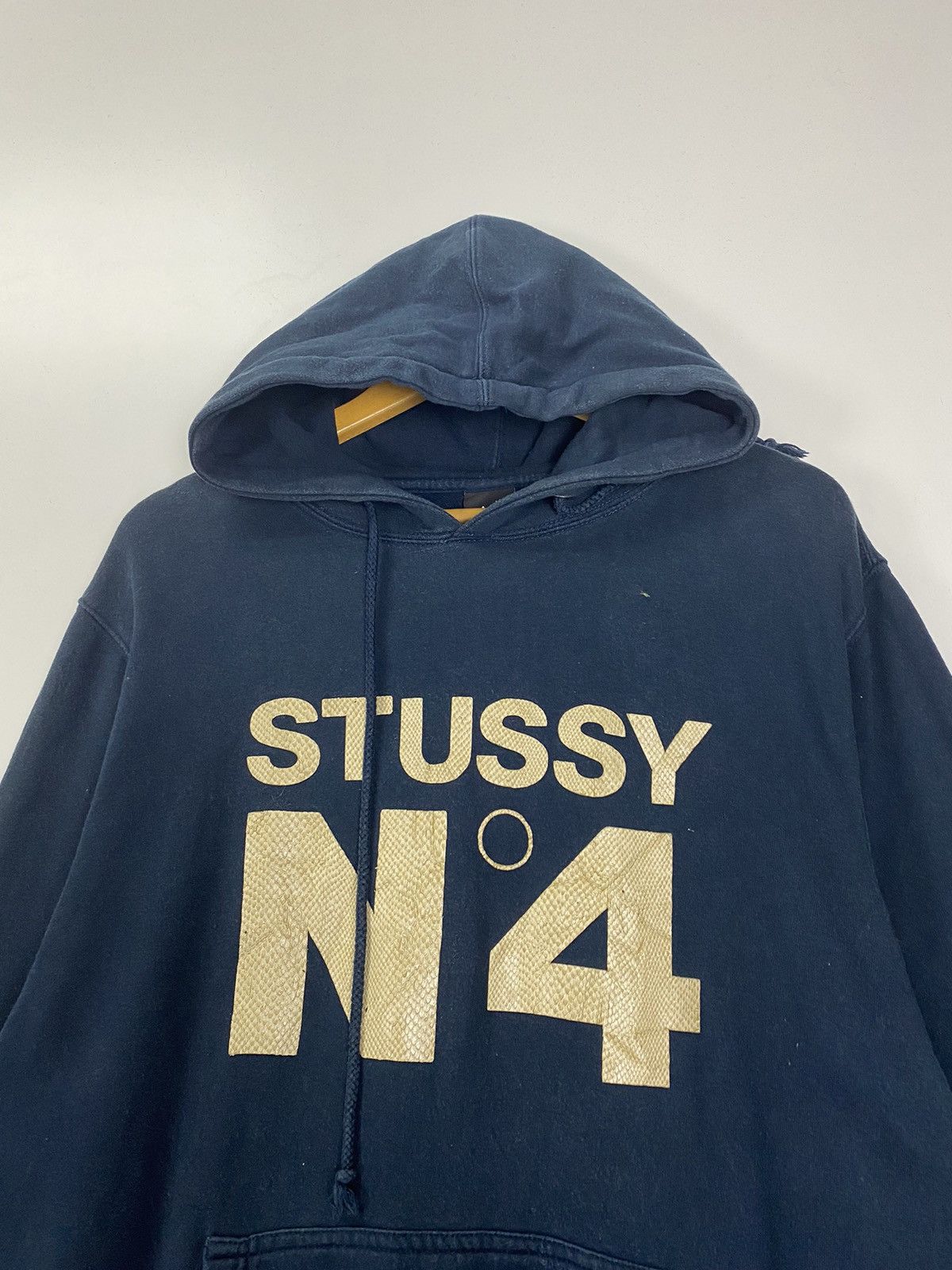 Stussy Vintage Stussy N.4 Hoodies Size US L / EU 52-54 / 3 - 5 Thumbnail