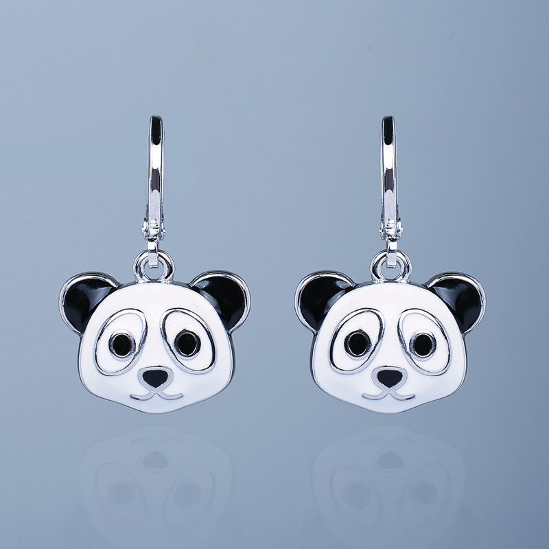 Vintage Cutie Panda Earring Earring Size ONE SIZE - 1 Thumbnail