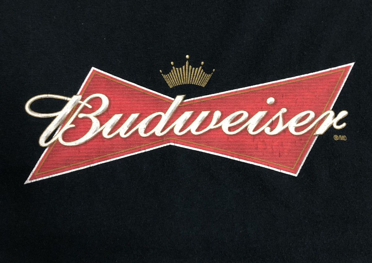 Vintage Vintage Gildan Budweiser T-Shirt Size US XL / EU 56 / 4 - 3 Thumbnail