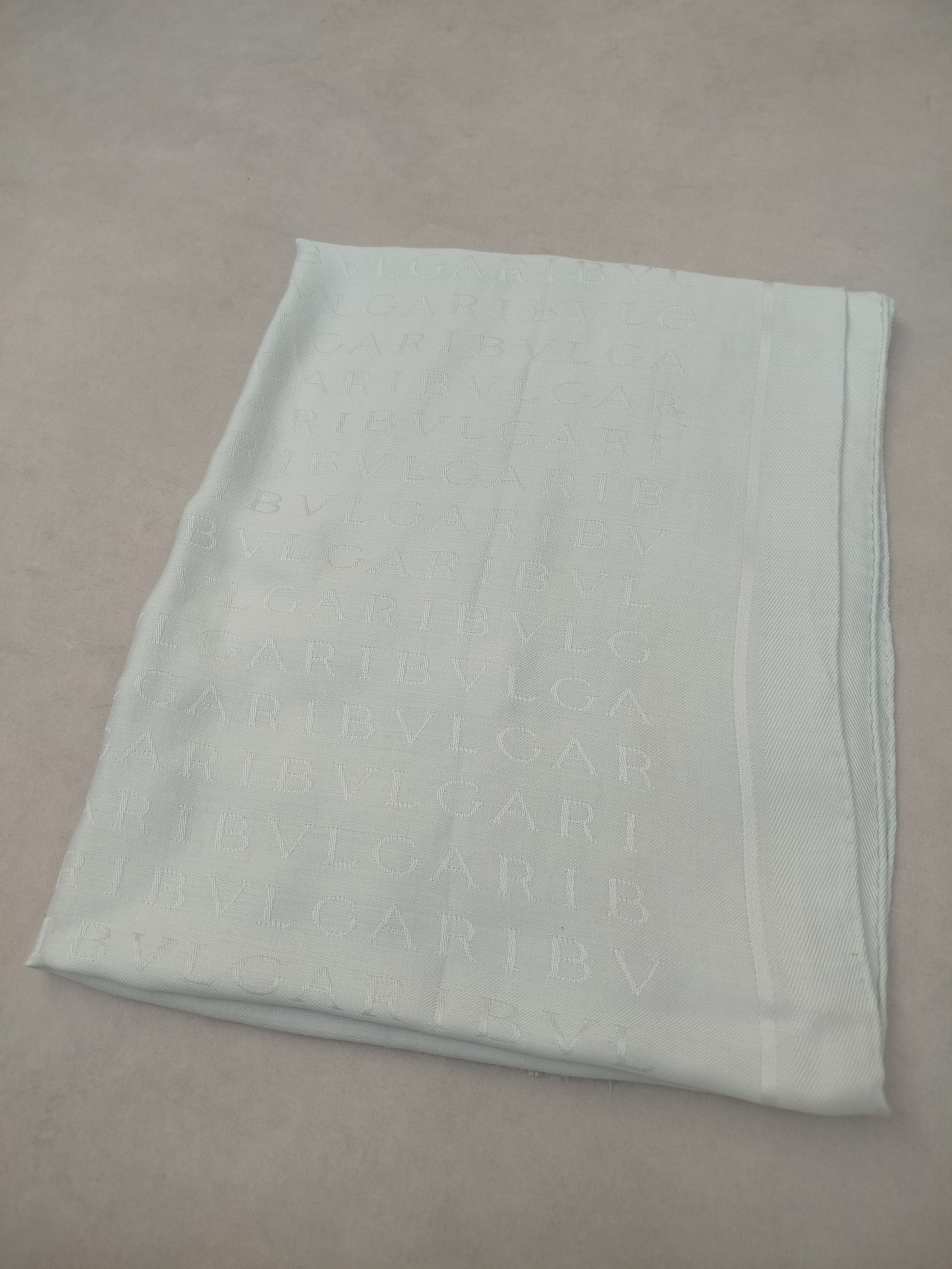 Bvlgari Bvlgari Light Blue Stole Wool Size ONE SIZE - 1 Thumbnail
