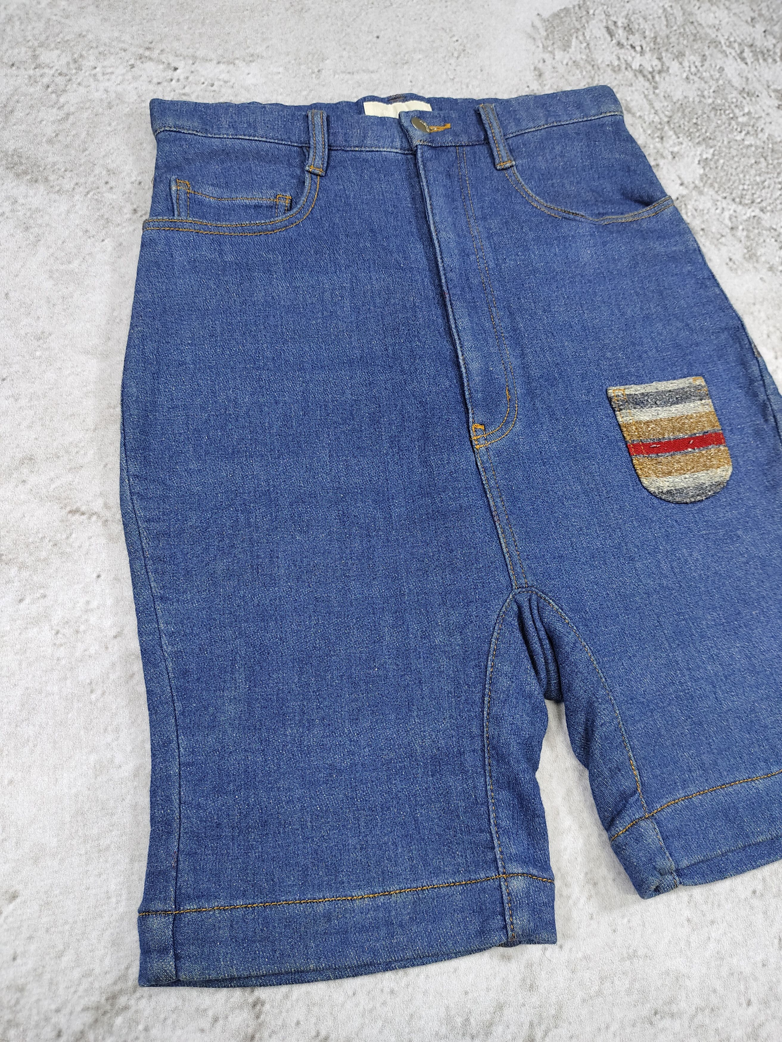 Ne-Net 00s Ne-Net- Minimal Hand feel Woven Denim Short Size 28" / US 6 / IT 42 - 2 Thumbnail