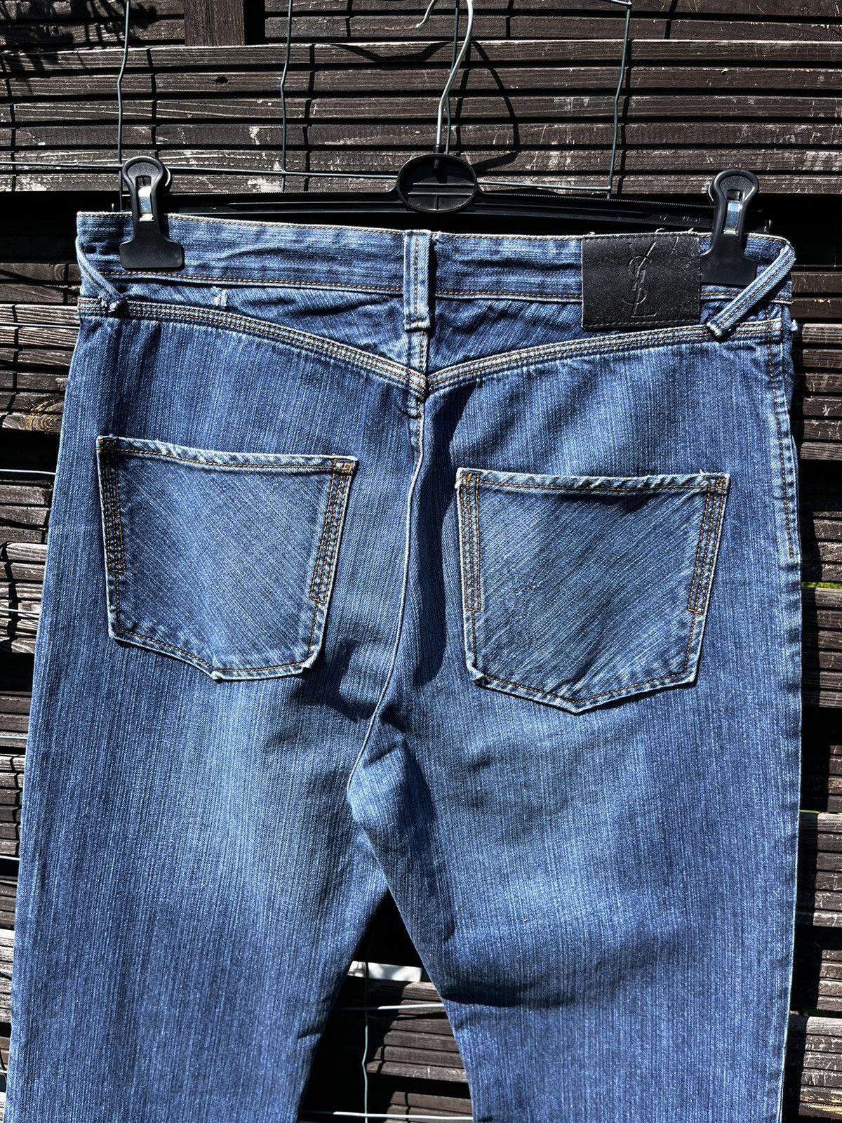 Yves Saint Laurent 🔴 YSL YVES SAINT LAURENT LUXURY DENIM Y2K STREETWEAR JEANS Size US 32 / EU 48 - 10 Thumbnail