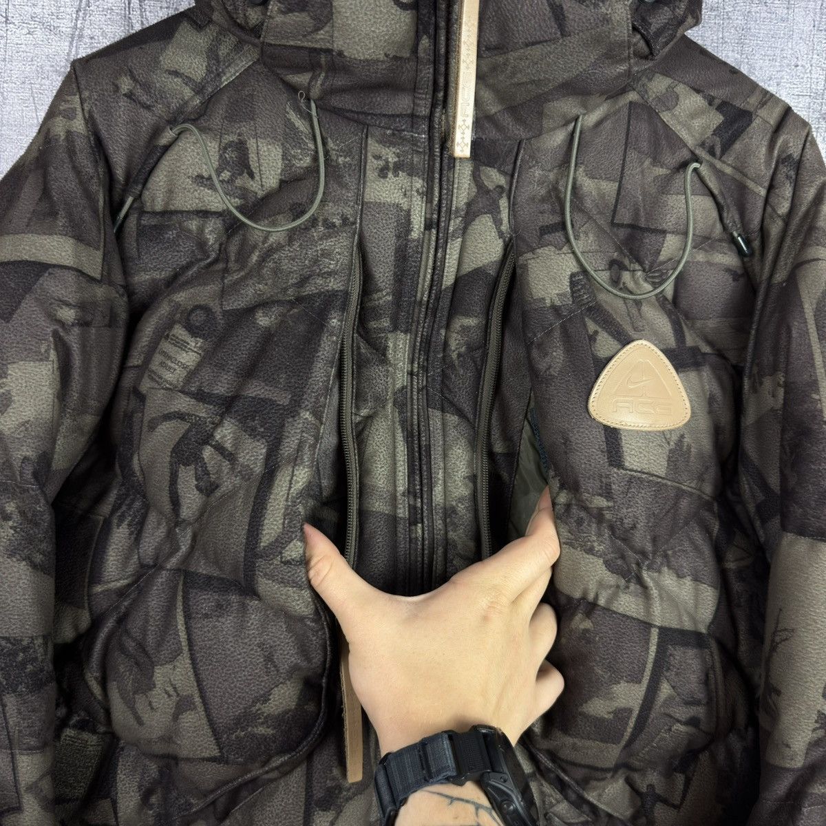 Nike ACG RARE Vintage Nike acg 550 down puffer tech down jacket gorp Size US XL / EU 56 / 4 - 4 Thumbnail