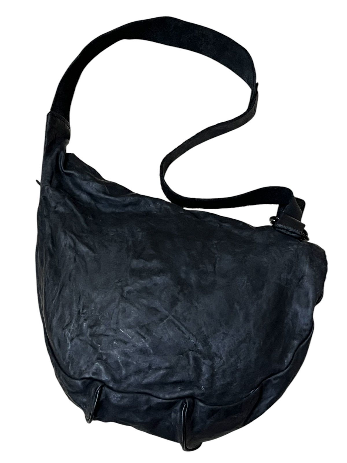 Isamu Katayama Backlash ISAMU KATAYAMA BACKLASH BLACK LEATHER COWHIDE SHOULDER BAG Size ONE SIZE - 3 Thumbnail