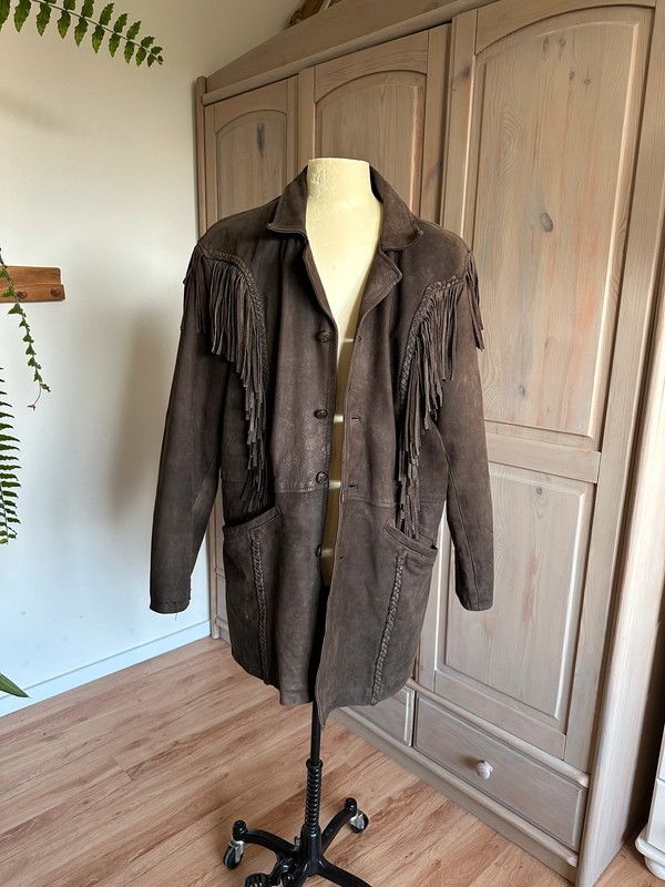 Other coat vintage leather oversize XL Size XL / US 12-14 / IT 48-50 - 2 Thumbnail