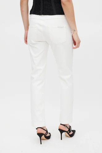 Dolce & Gabbana o1y0825 Denim Pant in White Size 28" / US 6 / IT 42 - 6 Thumbnail