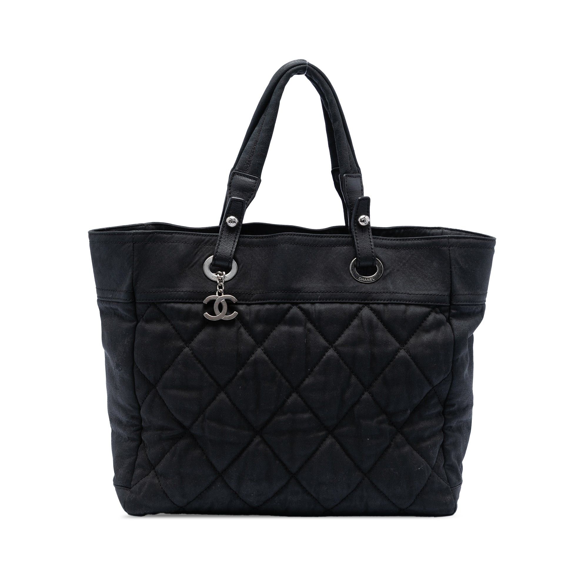 Chanel Medium Quilted Nylon Paris Biarritz Tote Size ONE SIZE - 1 Thumbnail
