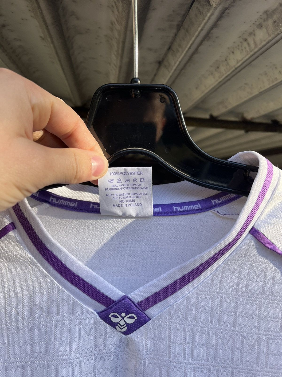 Hummel Vintage Rare Real Madrid Hummel jersey 1990-92 home bloke Size US XL / EU 56 / 4 - 6 Thumbnail