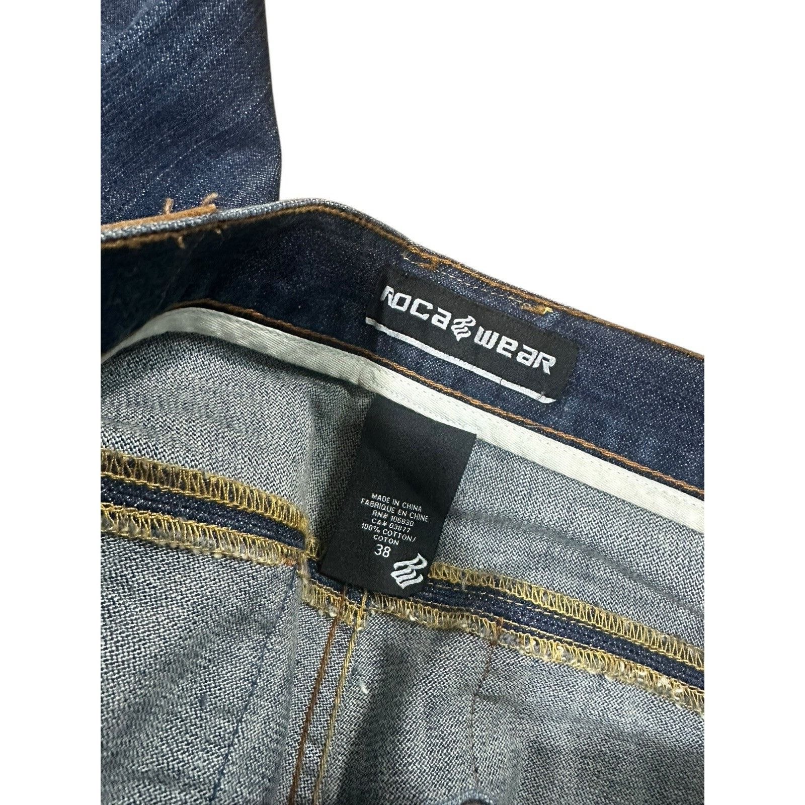 Rocawear Vintage Y2K Rocawear Jeans Mens 38 Denim Baggy Hip Hop Blue Size US 38 / EU 54 - 5 Thumbnail