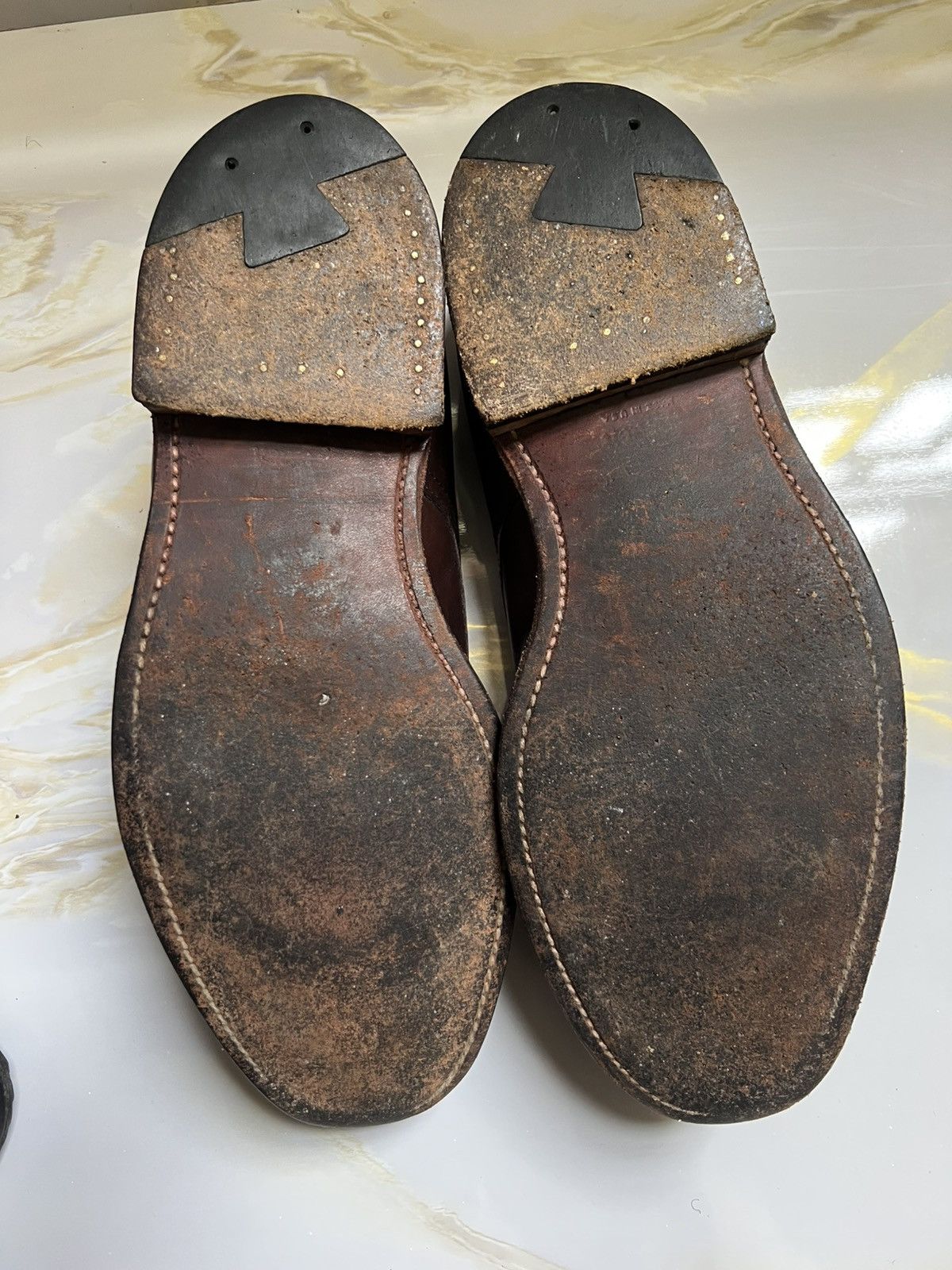 Alden Alden Men's Dress Shoes Loafers US8 Leather Brown Size US 8 / EU 41 - 10 Thumbnail