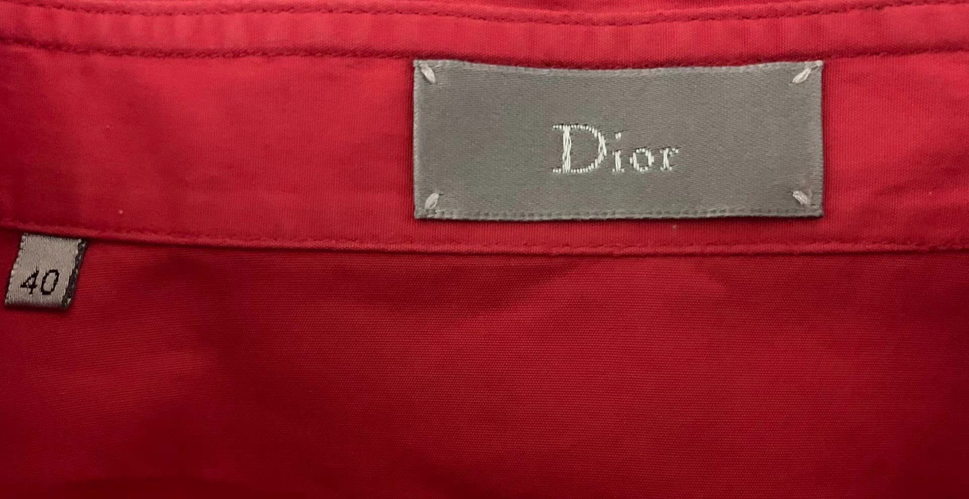Dior Dior Homme Dior 11SS Basic Red Shirt Q12 Size US XL / EU 56 / 4 - 3 Thumbnail