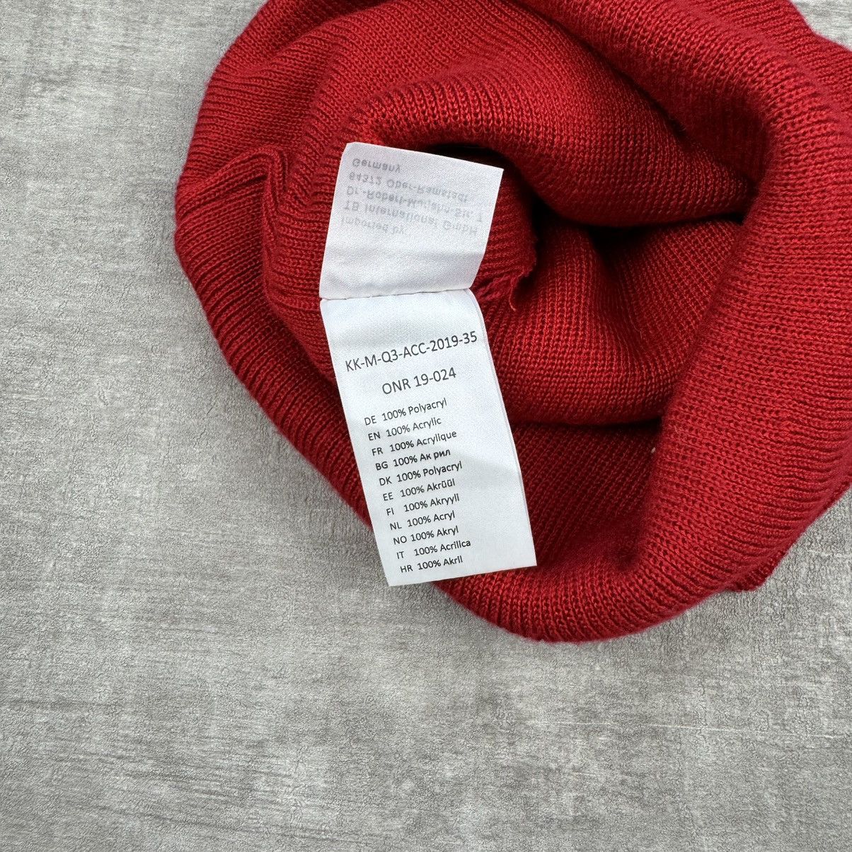 Karl Kani Karl Kani Red Beanie Size ONE SIZE - 4 Thumbnail
