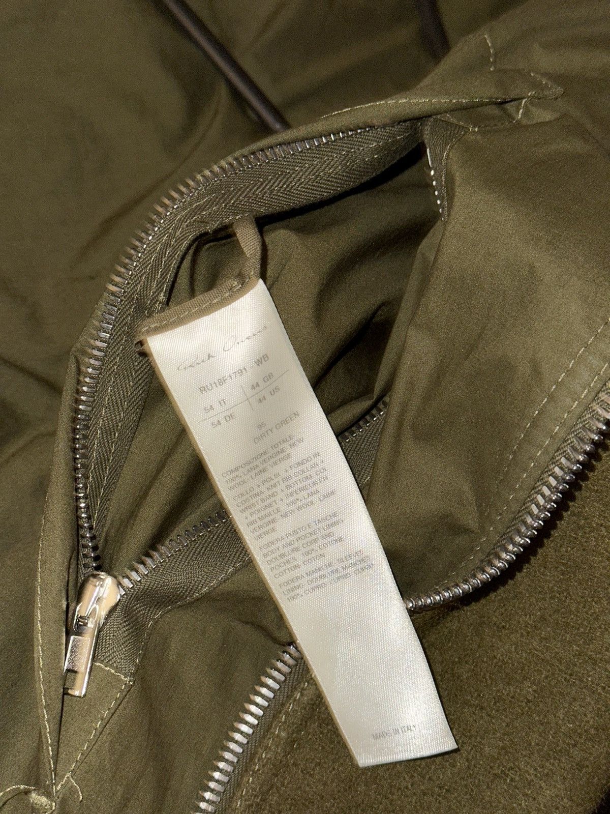 Rick Owens Rick Owens Wool bomber Size US L / EU 52-54 / 3 - 4 Thumbnail