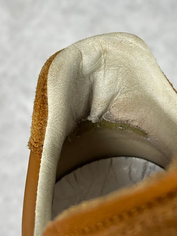 Maison Margiela Maison Margiela Replica Mustard Leather Army Sneakers Size US 7 / EU 40 - 6 Thumbnail