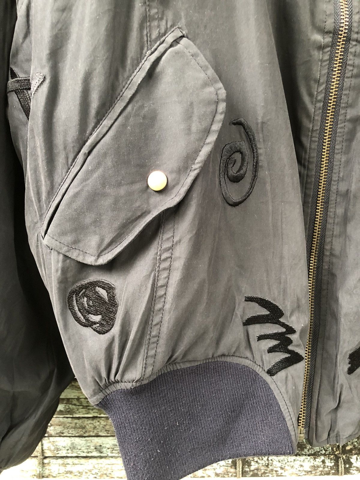 Japanese Brand 💥RARE Vintage HAI Sporting Gear Issey Miyake Bomber Jacket Size US XL / EU 56 / 4 - 8 Thumbnail