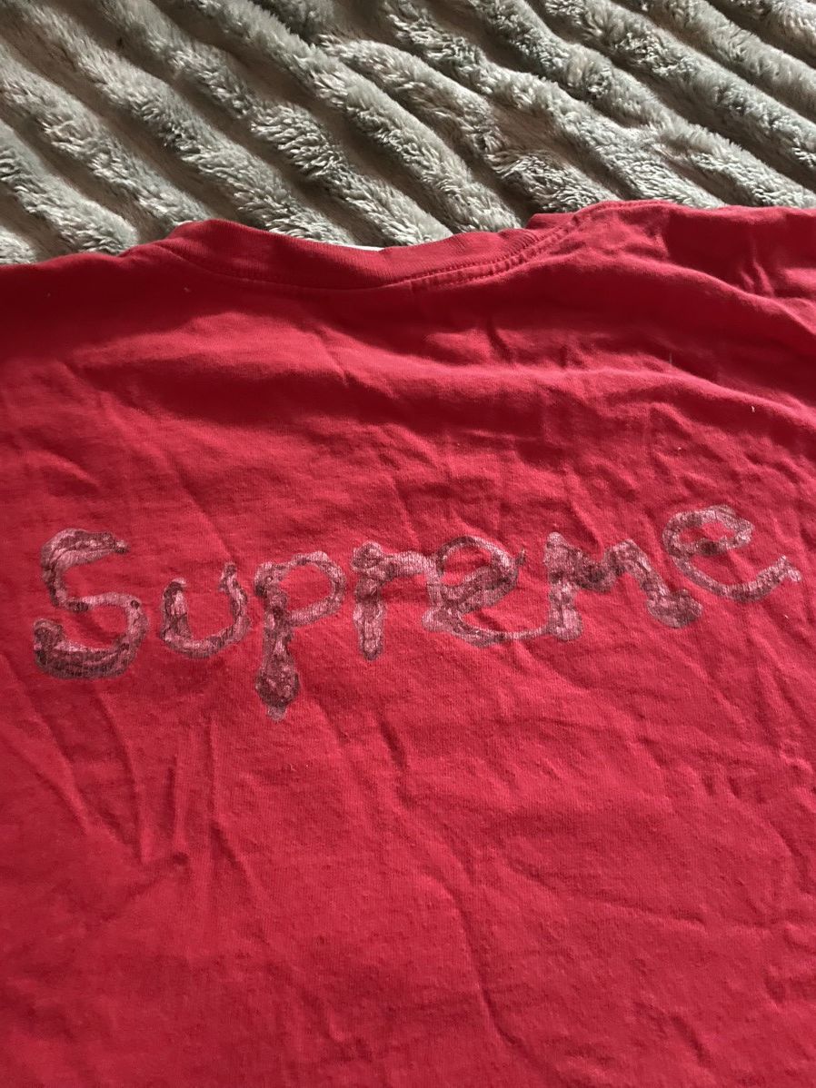 Supreme Supreme Mike Hill Frog Brain SS17 Red Size US L / EU 52-54 / 3 - 3 Thumbnail
