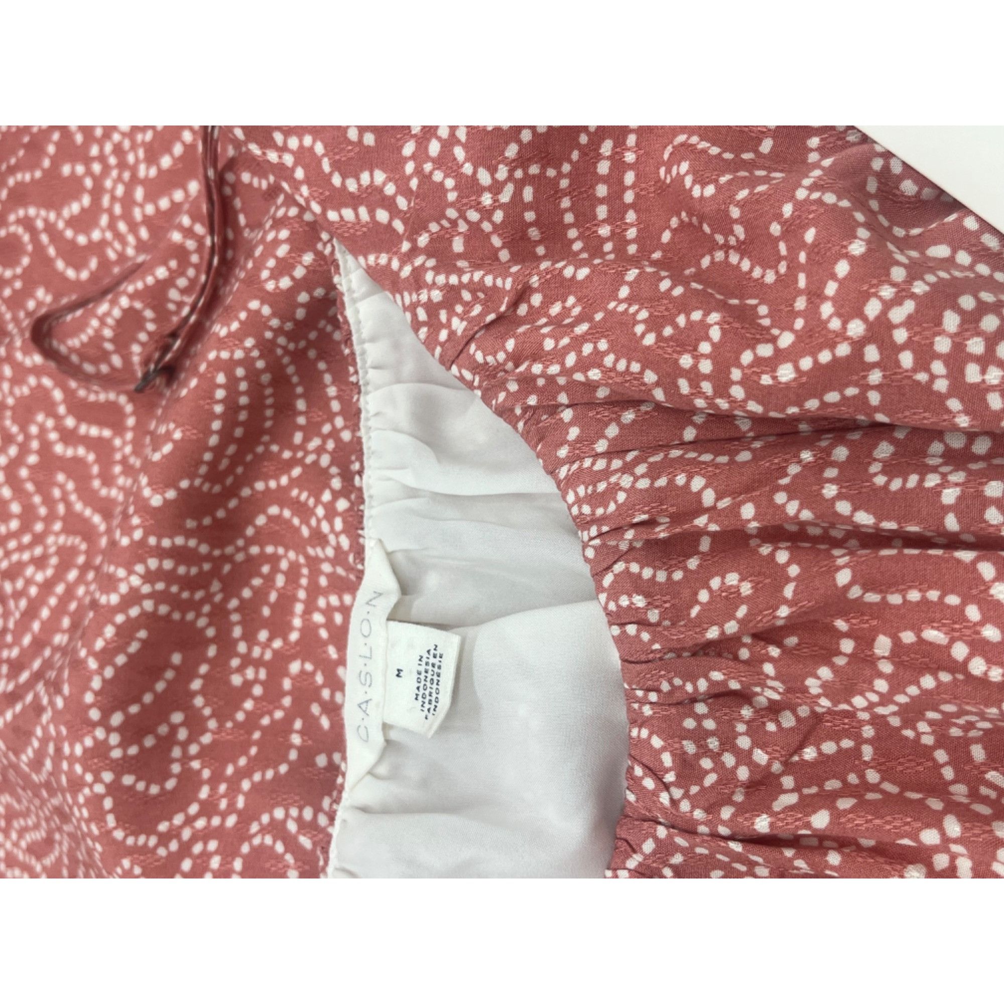 Other Caslon Women’s Textured Midi Sundress, Pink Desert Texture M Size M / US 6-8 / IT 42-44 - 9 Thumbnail
