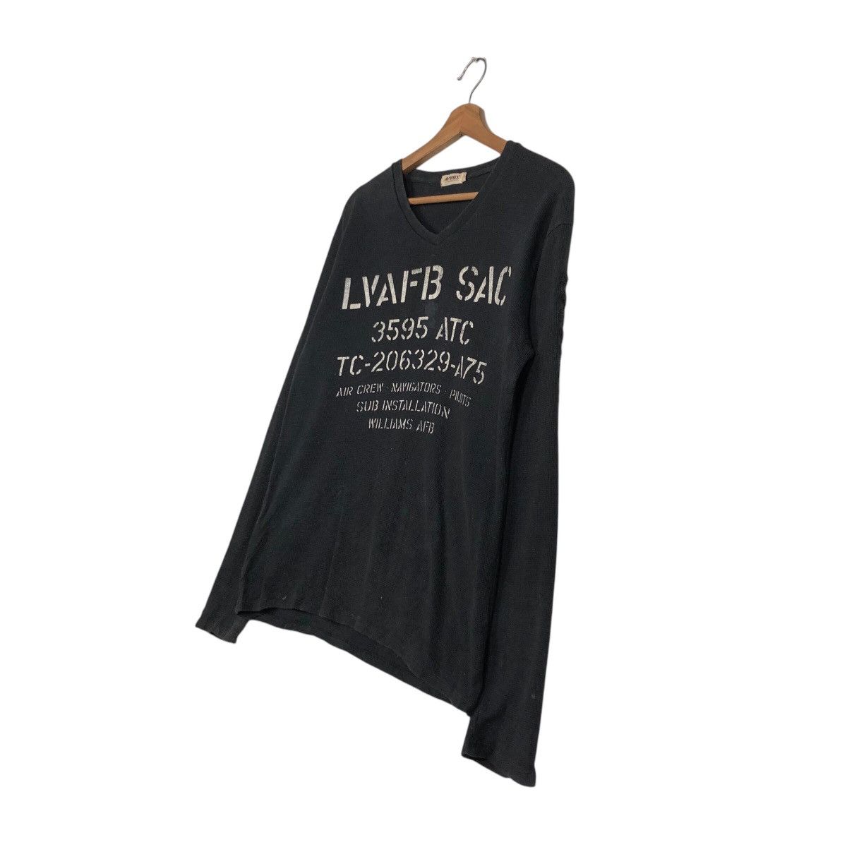 Avirex 📌Vintage Sweatshirt Avirex Big Logo Spell Out Size US L / EU 52-54 / 3 - 3 Thumbnail