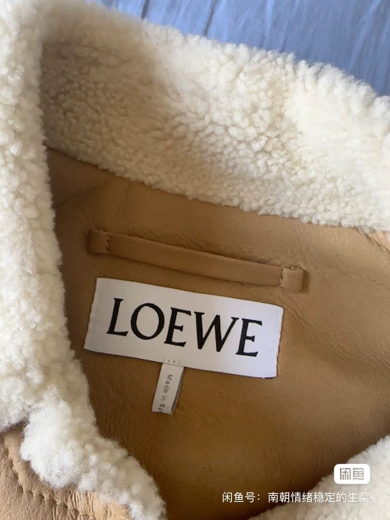 Loewe Loewe Classic fur and leather coat Size XXS / US 00 / IT 34 - 3 Thumbnail