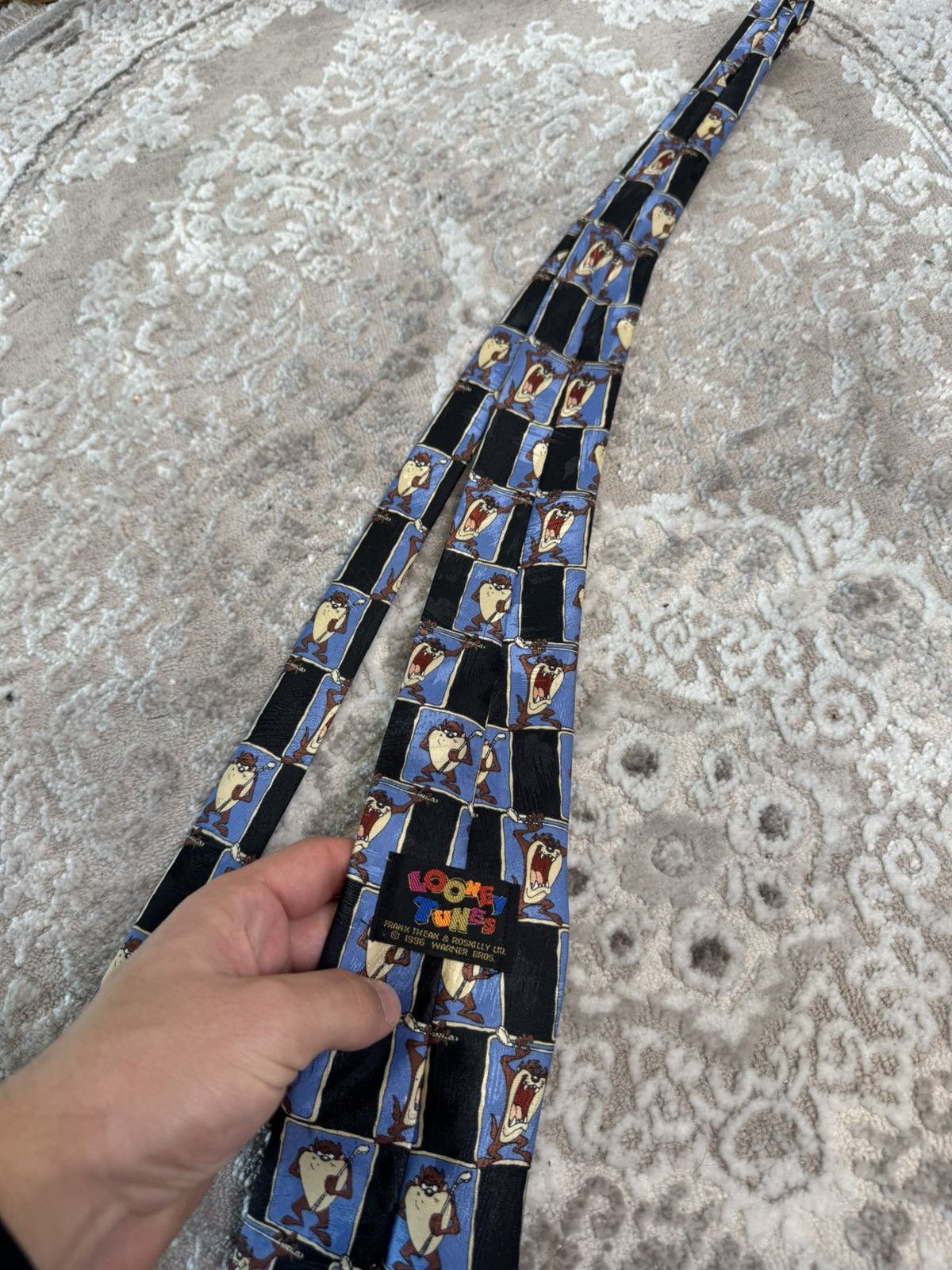 Vintage Vintage 1994 Taz Looney Tunes Dress Tie Size ONE SIZE - 2 Thumbnail