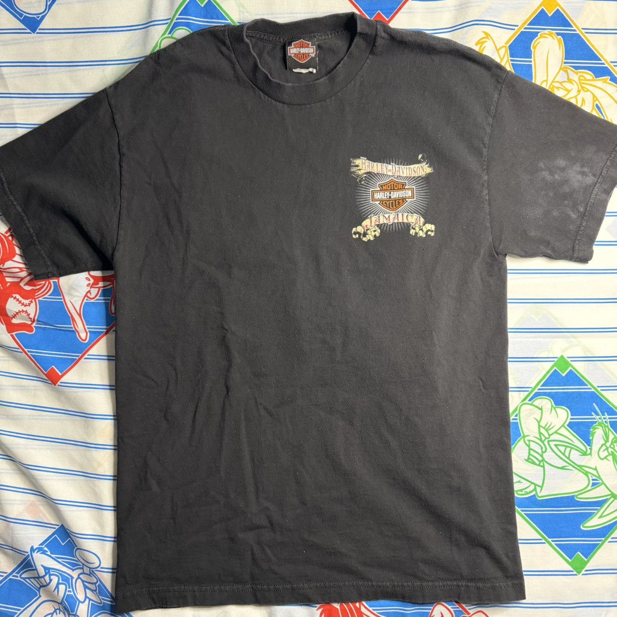 Harley Davidson Y2k Harley Davidson Jamaica tee Size US L / EU 52-54 / 3 - 2 Thumbnail