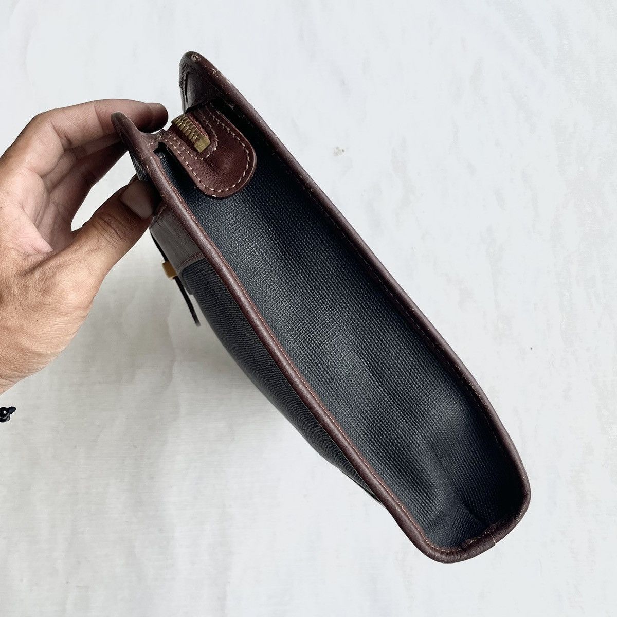 Alfred Dunhill Vintage Dunhill Men Clutch/Document Case A4 Size Size ONE SIZE - 5 Thumbnail