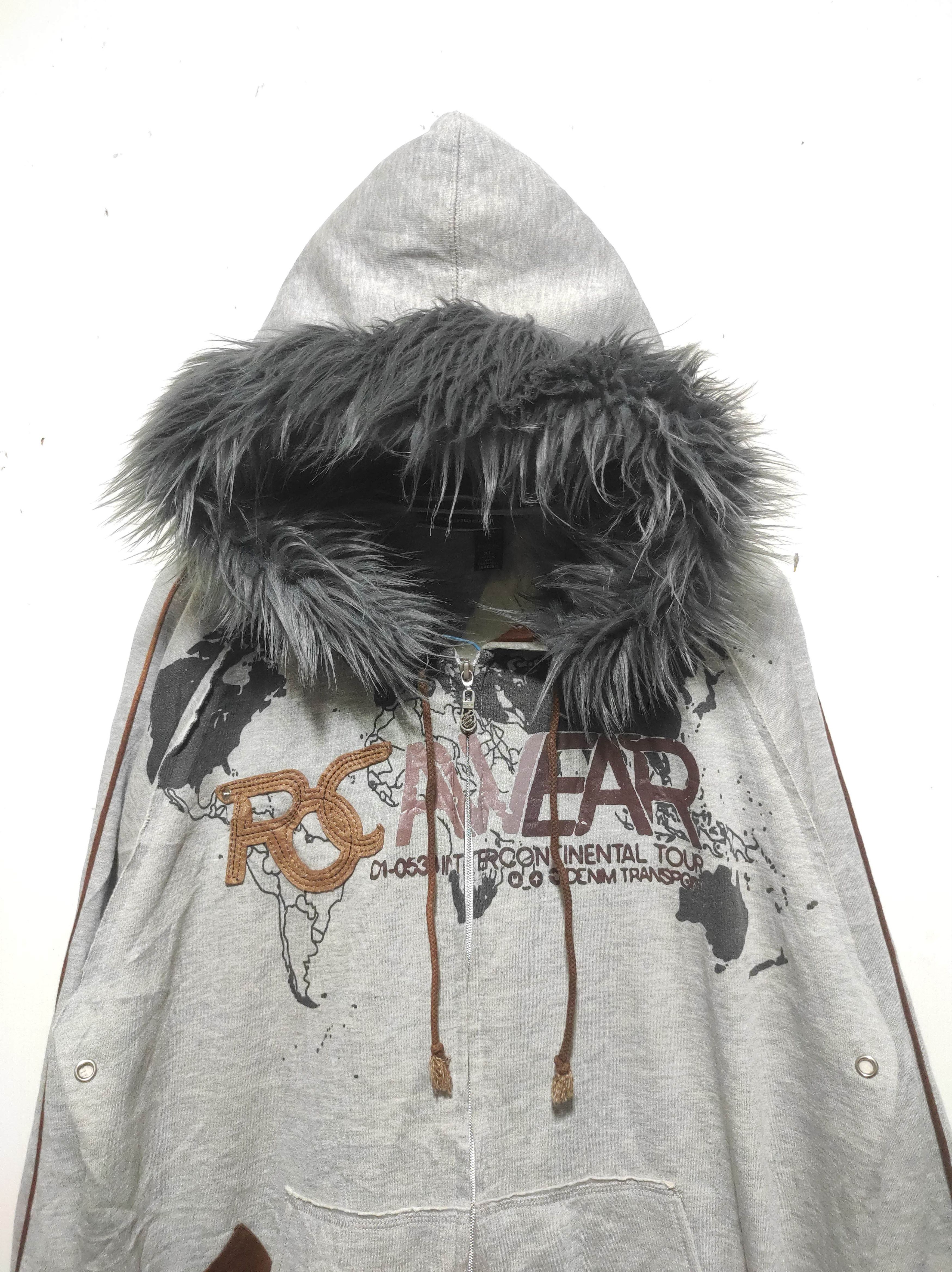 Rocawear Rocawear Zipper Fur Hoodie IfSixWasNine LGB style Size US XL / EU 56 / 4 - 3 Thumbnail