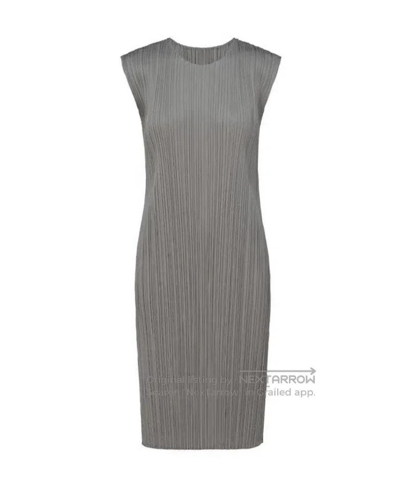 Issey Miyake Issey Miyake Classic Gray Dress Size XL / US 12-14 / IT 48-50 - 1 Thumbnail