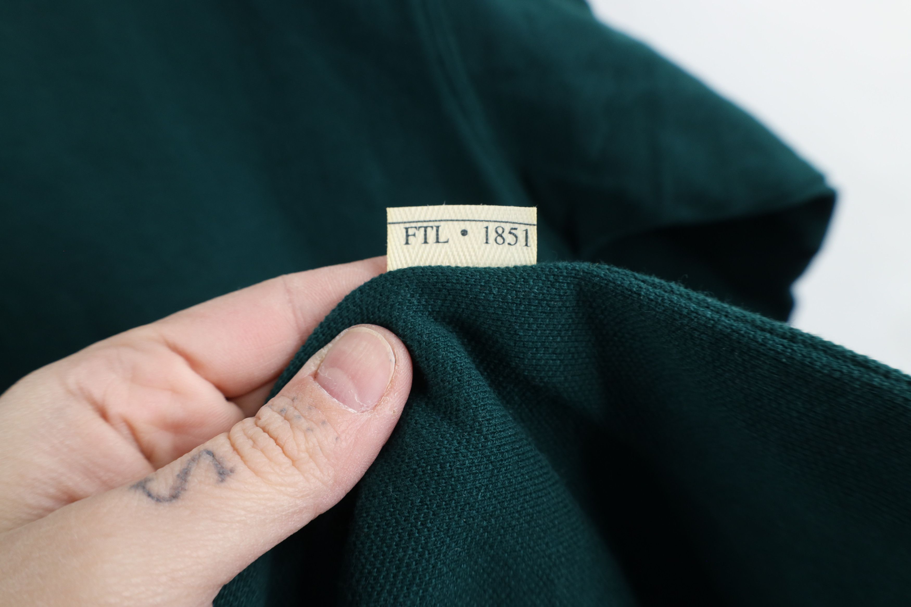 Vintage Vintage 90s Streetwear Heavyweight Long Sleeve Polo Shirt Size US L / EU 52-54 / 3 - 7 Thumbnail