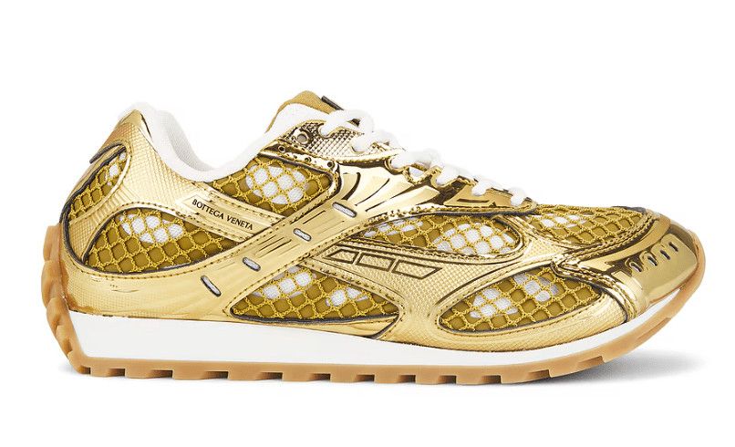 Bottega Veneta Orbit Trainer Gold Beige White | Grailed