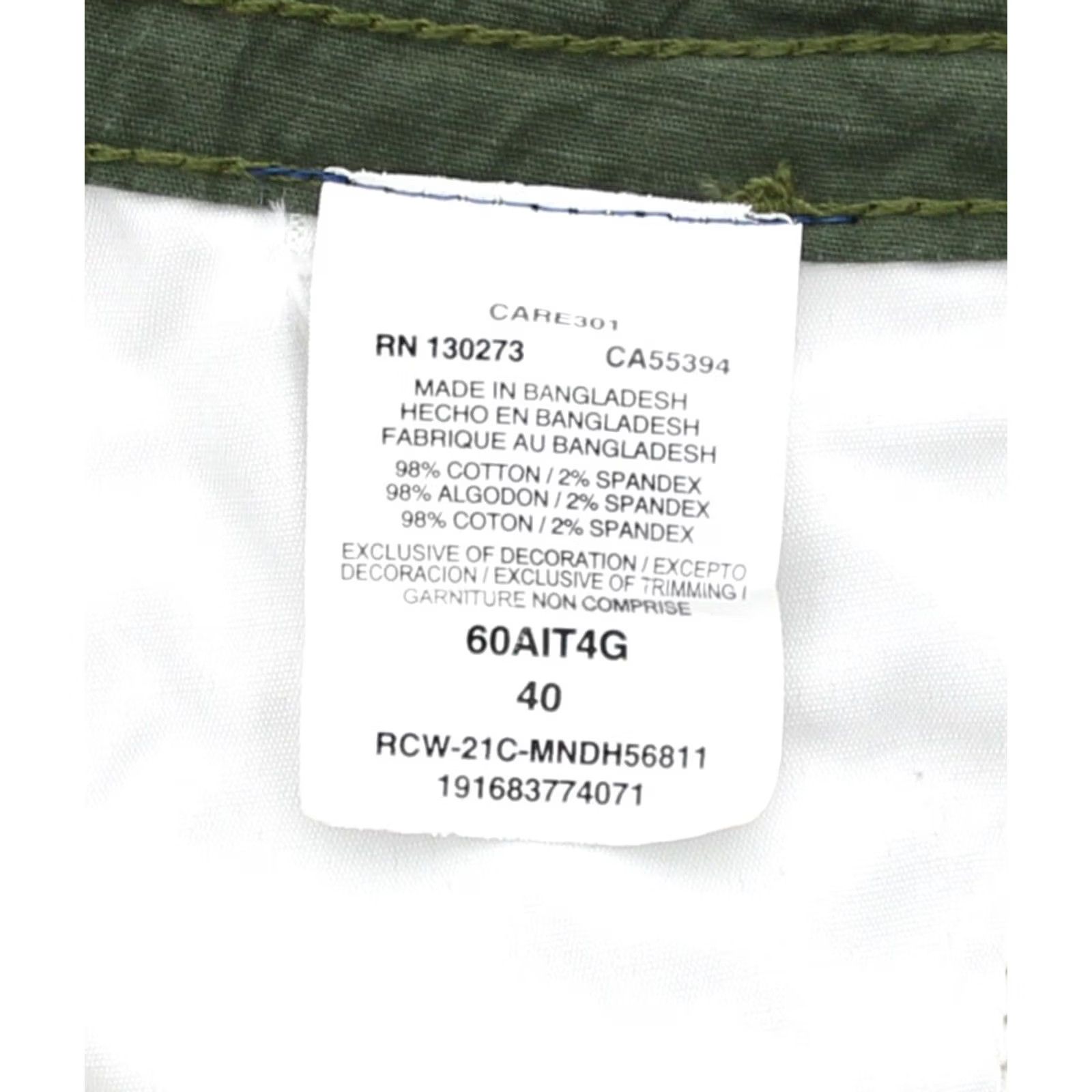 Wrangler Wrangler Authentics Men's Cargo Shorts Big & Tall Lightweight Rip-Stop 7-Pocket OD Green 44in Waist Casual Travel Workwear 10" Inseam Mens Size US 44 / EU 60 - 5 Thumbnail