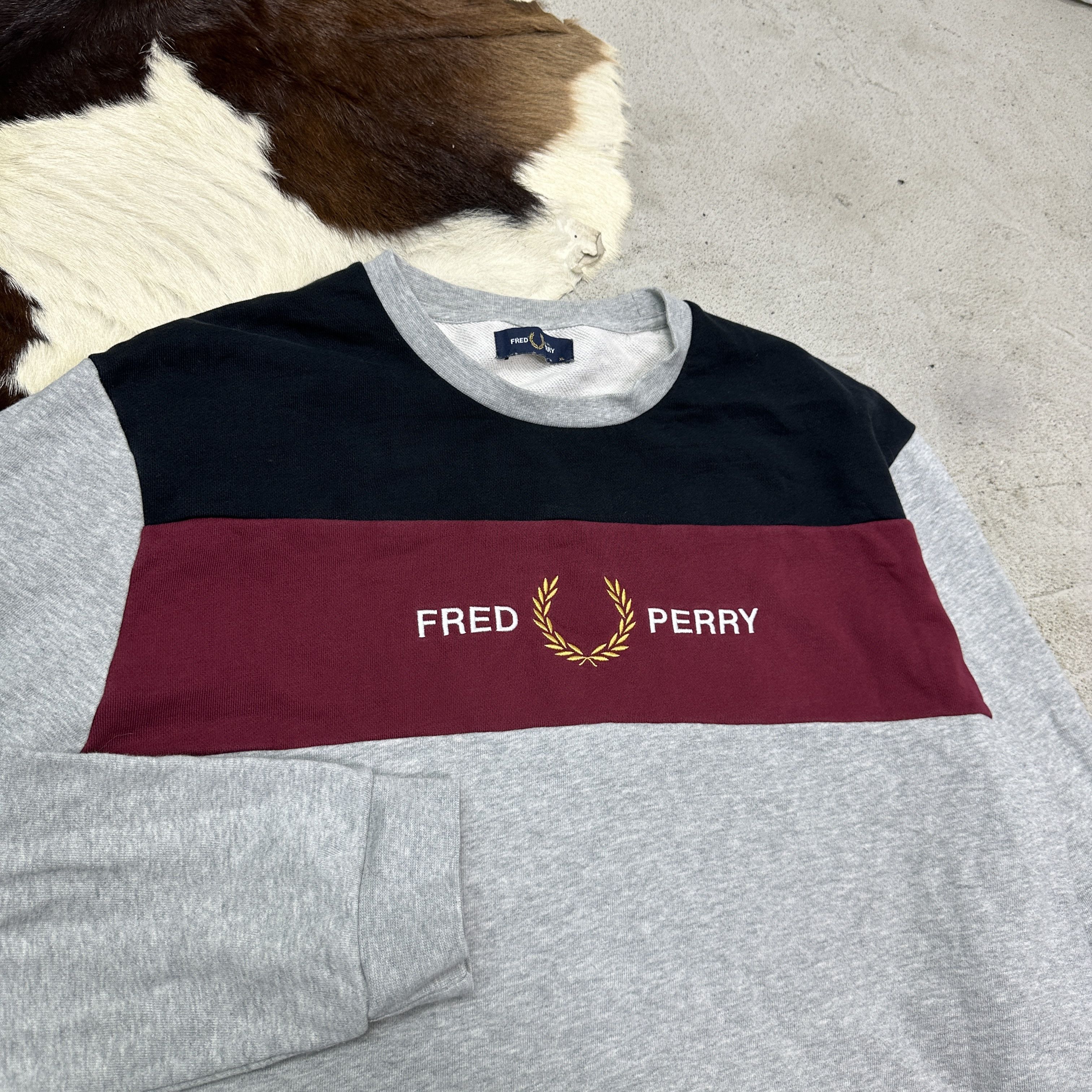 Fred Perry Vintage Casual Streetwear Fred Perry Sweatshirt Size US XL / EU 56 / 4 - 2 Thumbnail