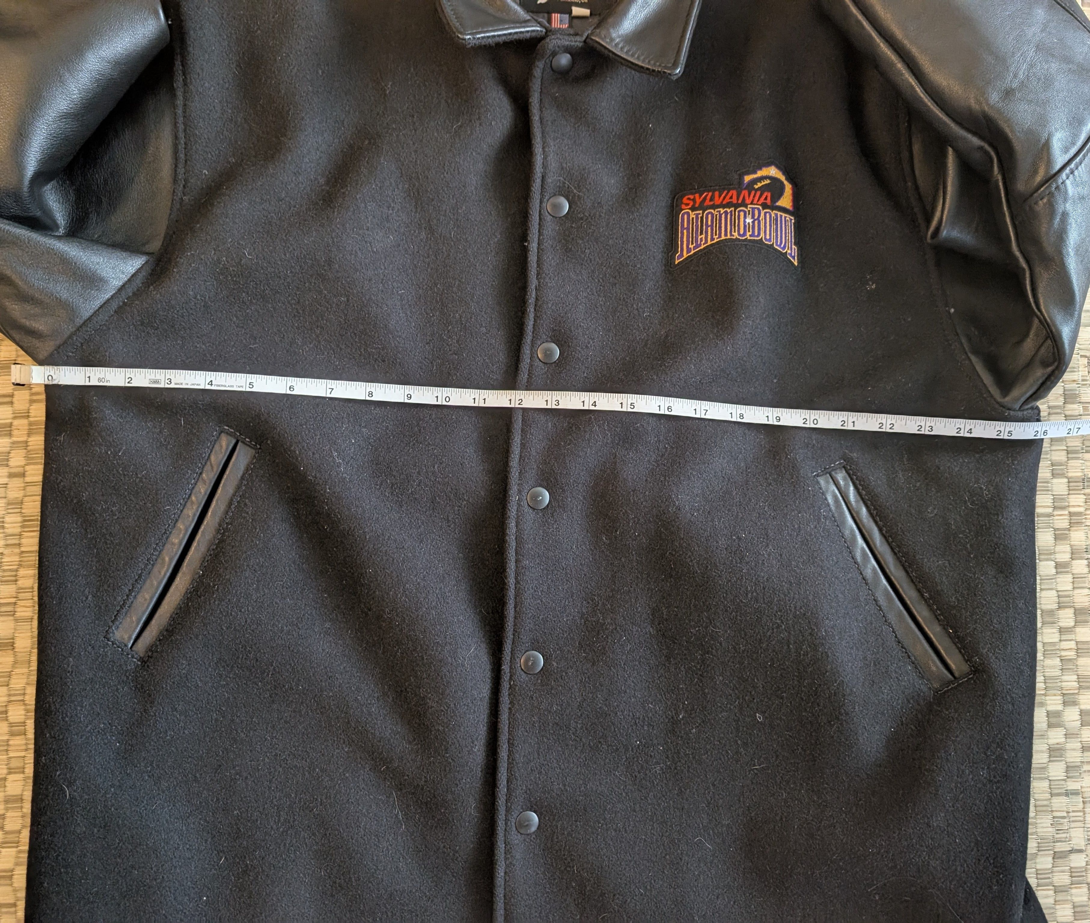 Dehen 1920 VTG Dehen Wool Leather Varsity Jacket Alamo Bowl Made in USA Size US L / EU 52-54 / 3 - 6 Thumbnail