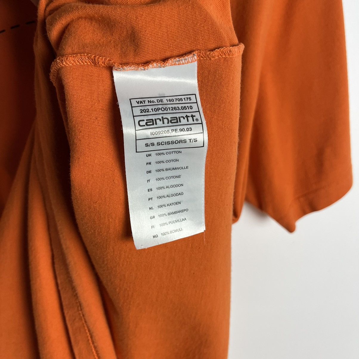 Carhartt Vintage Carhartt scissors big logo tee 90’s Size US M / EU 48-50 / 2 - 8 Thumbnail