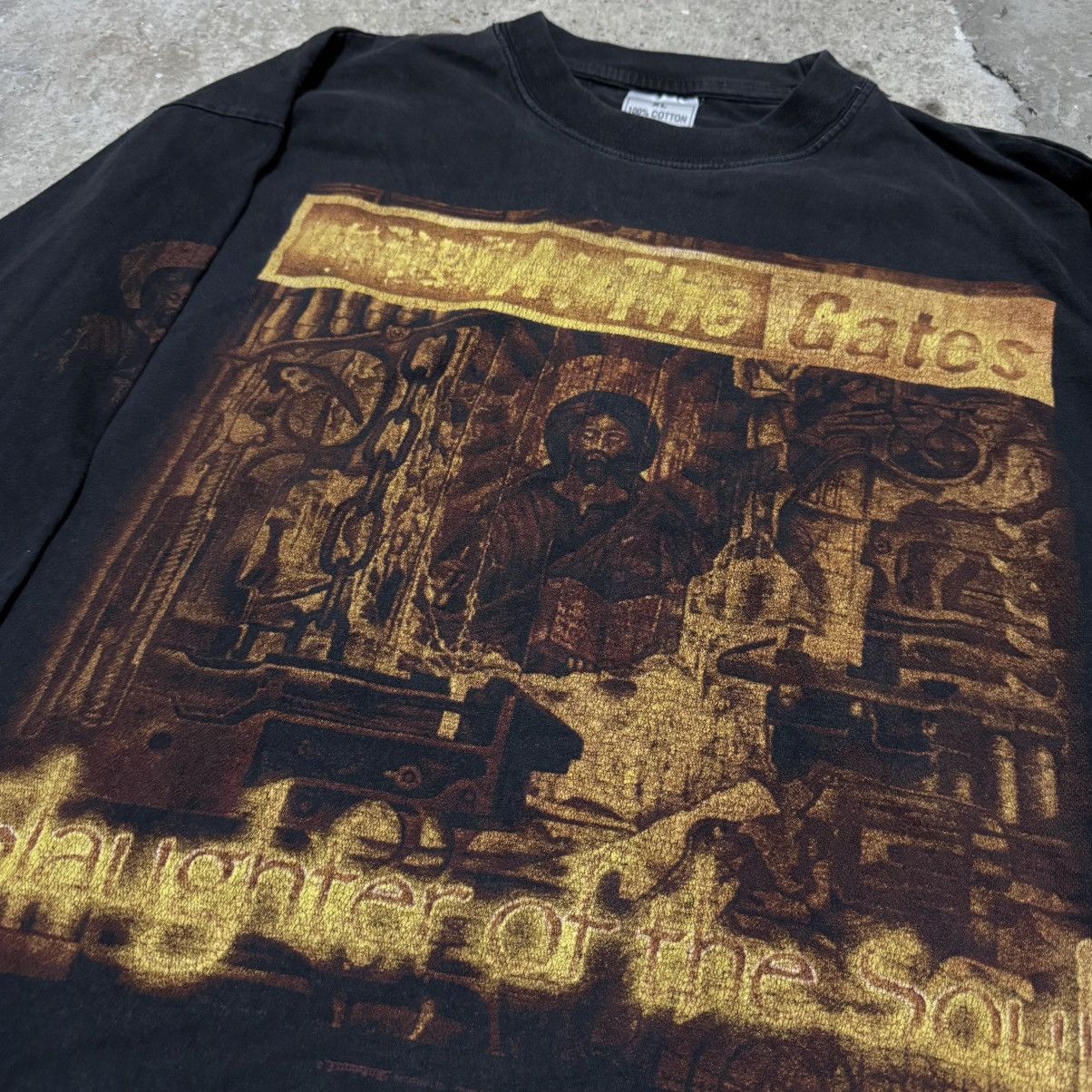 Band Tees Vintage 90s at the gates -slaughter of the soul long sleeve Size US XL / EU 56 / 4 - 8 Thumbnail
