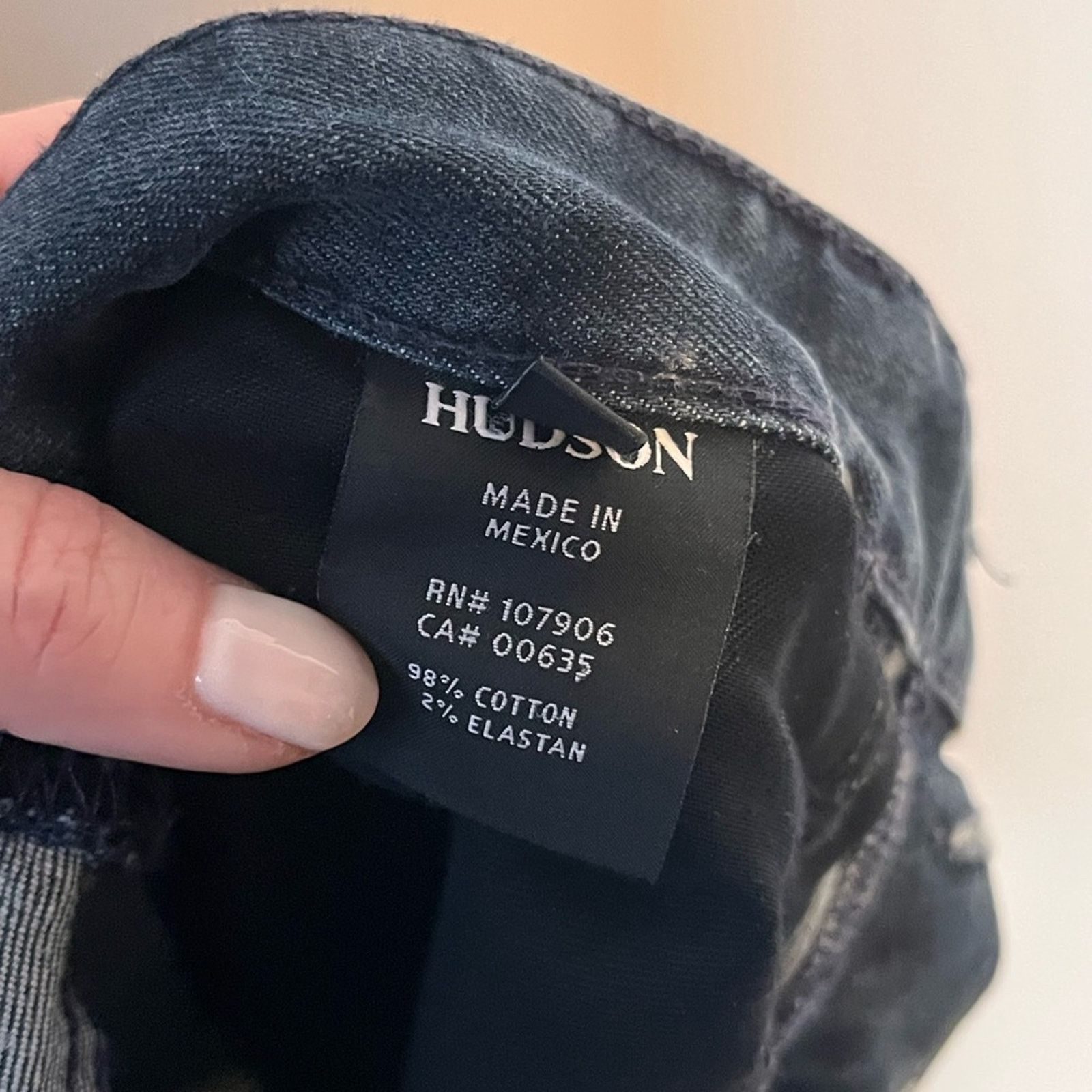 Hudson HUDSON Jeans Blake Slim Straight-Fit Buttoned Fly Jeans Size US 34 / EU 50 - 8 Thumbnail