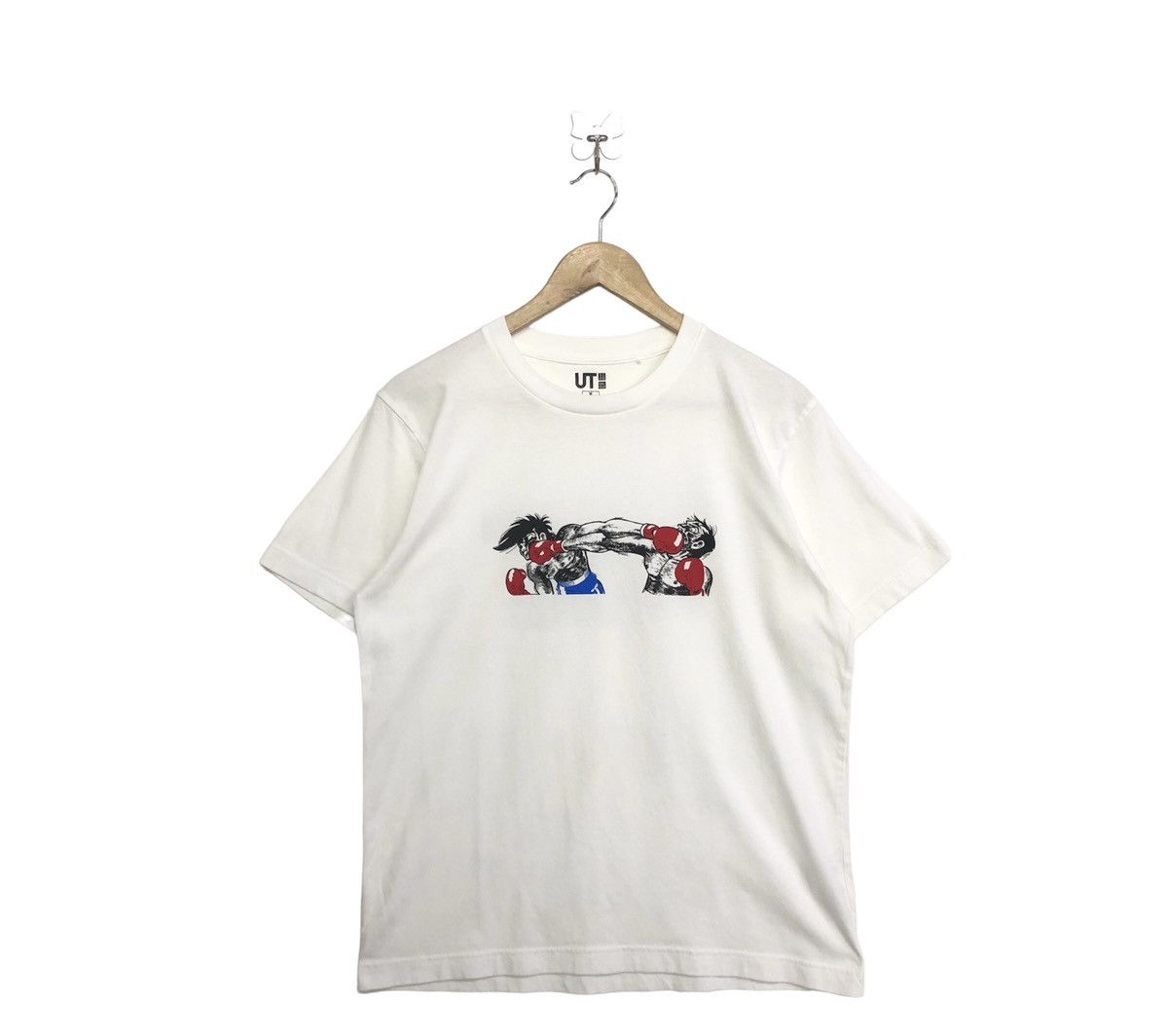 Anime Hajime No Ippo X Uniqlo Anime Yabuki Vs Mendoza Fighting Tee Size US M / EU 48-50 / 2 - 1 Thumbnail